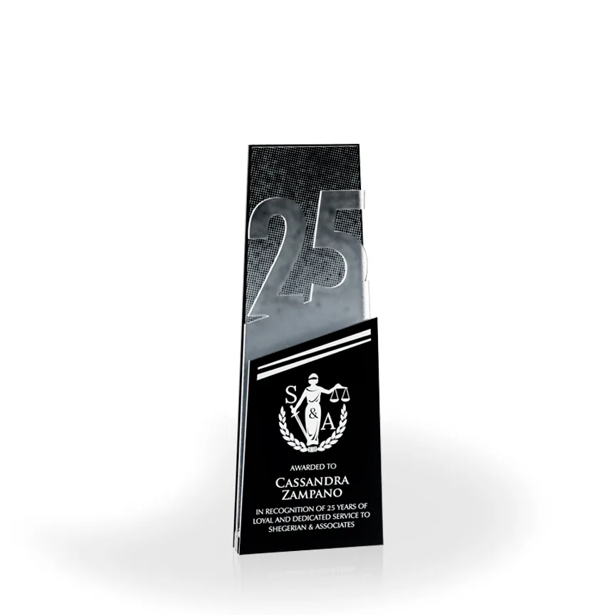 25 Flow Acrylic Desktop Award