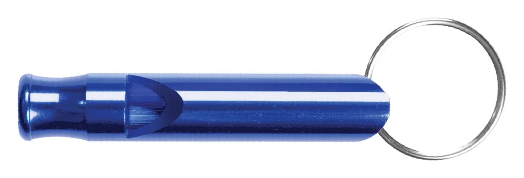 Aluminum Metal Whistle Key Chain view 2