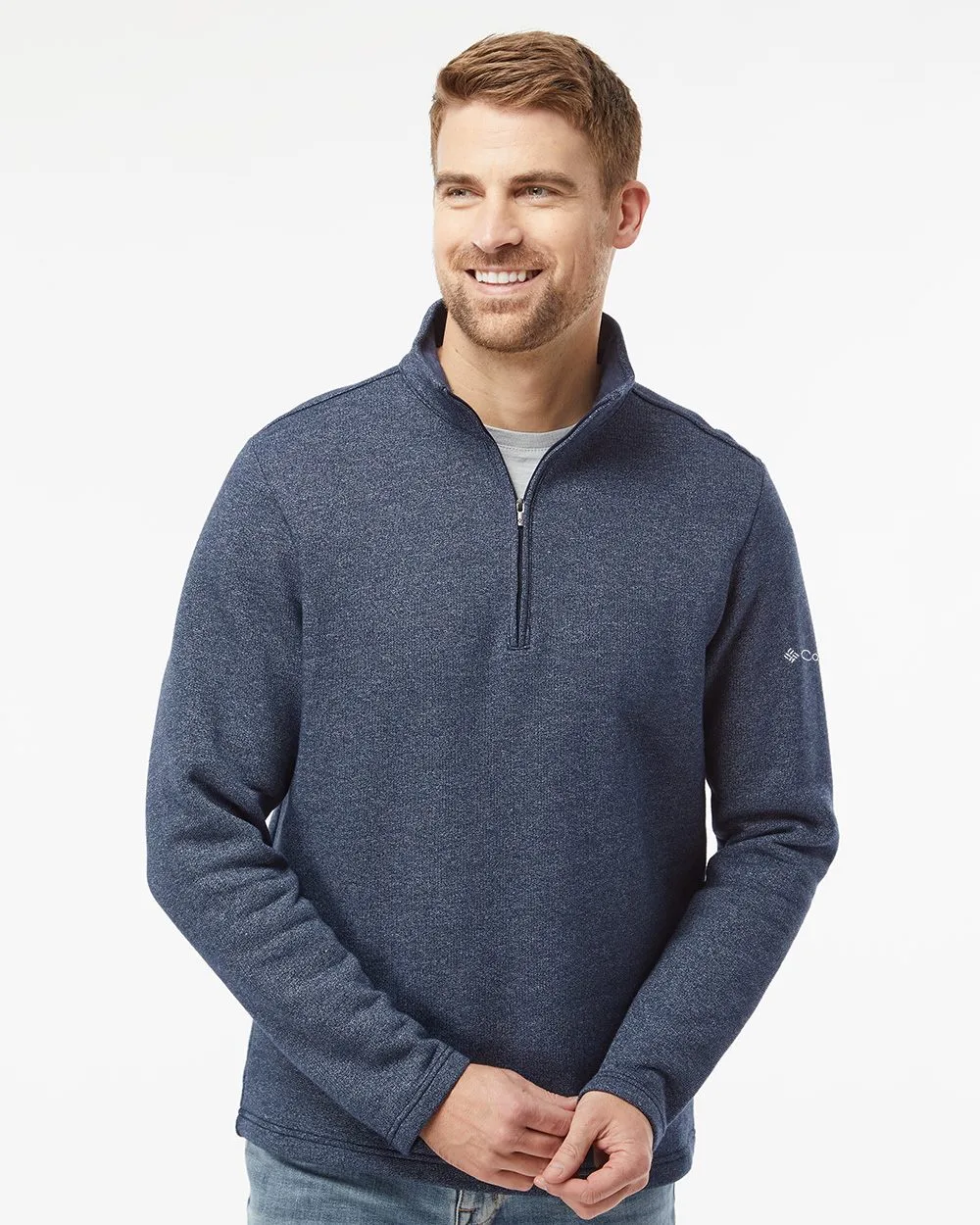 Columbia® Men's Great Hart Mountain™ III Half-Zip Pullover view 2