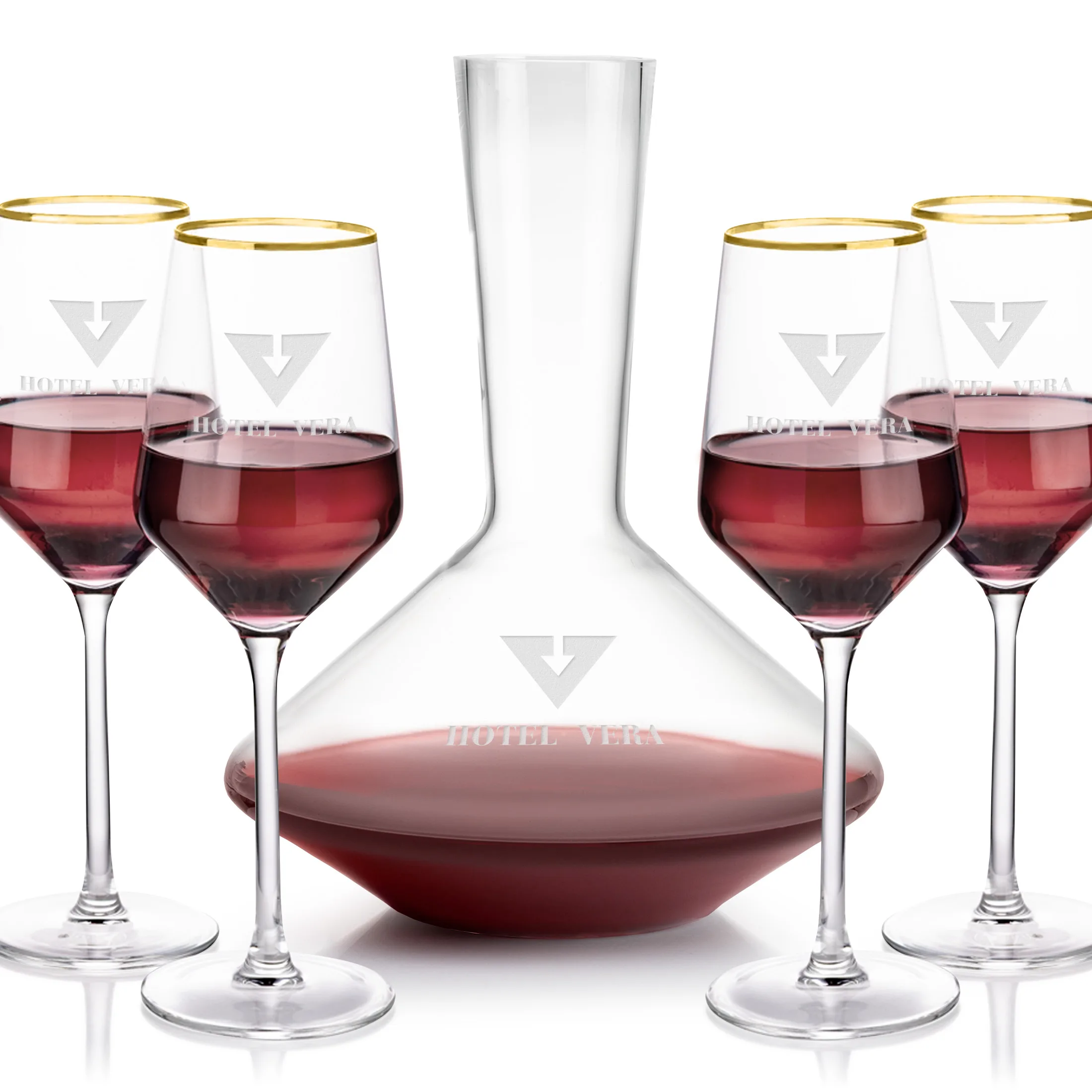 Carafe & 4 Wine