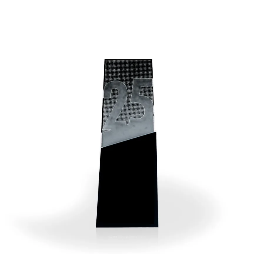 25 Flow Acrylic Desktop Award view 2