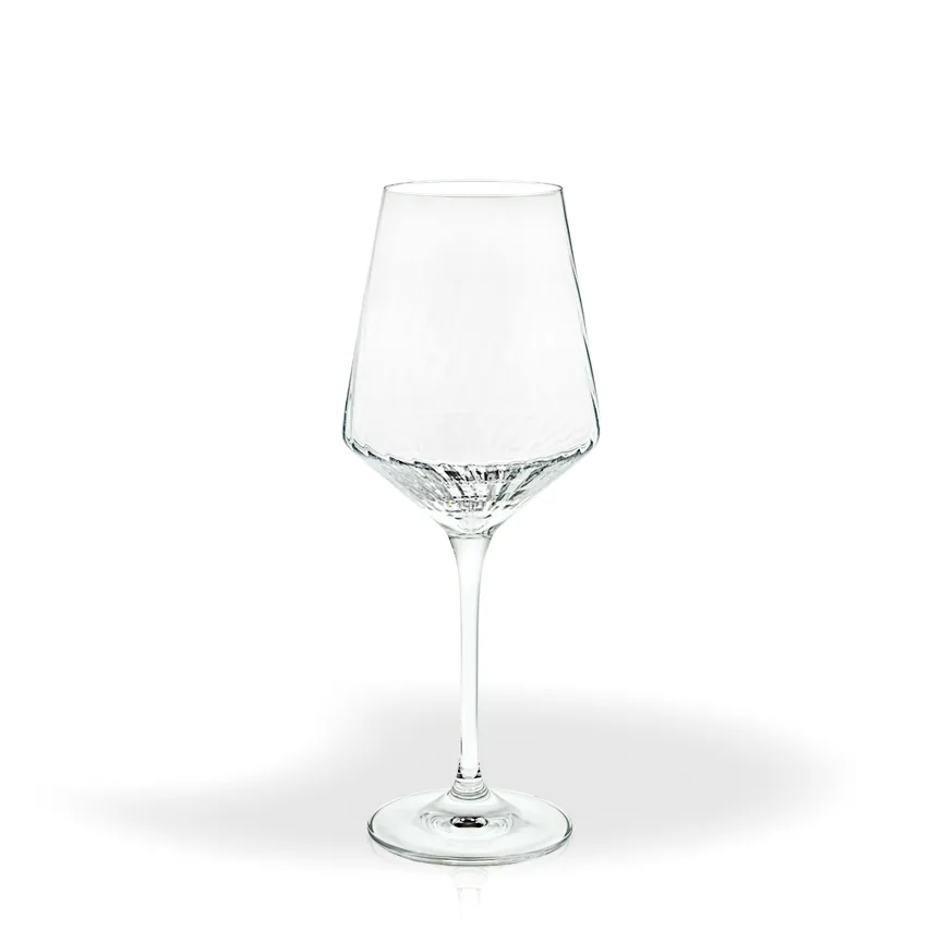Crystal Swirl White Wine Glass - Set of 4 - 15 oz. view 2