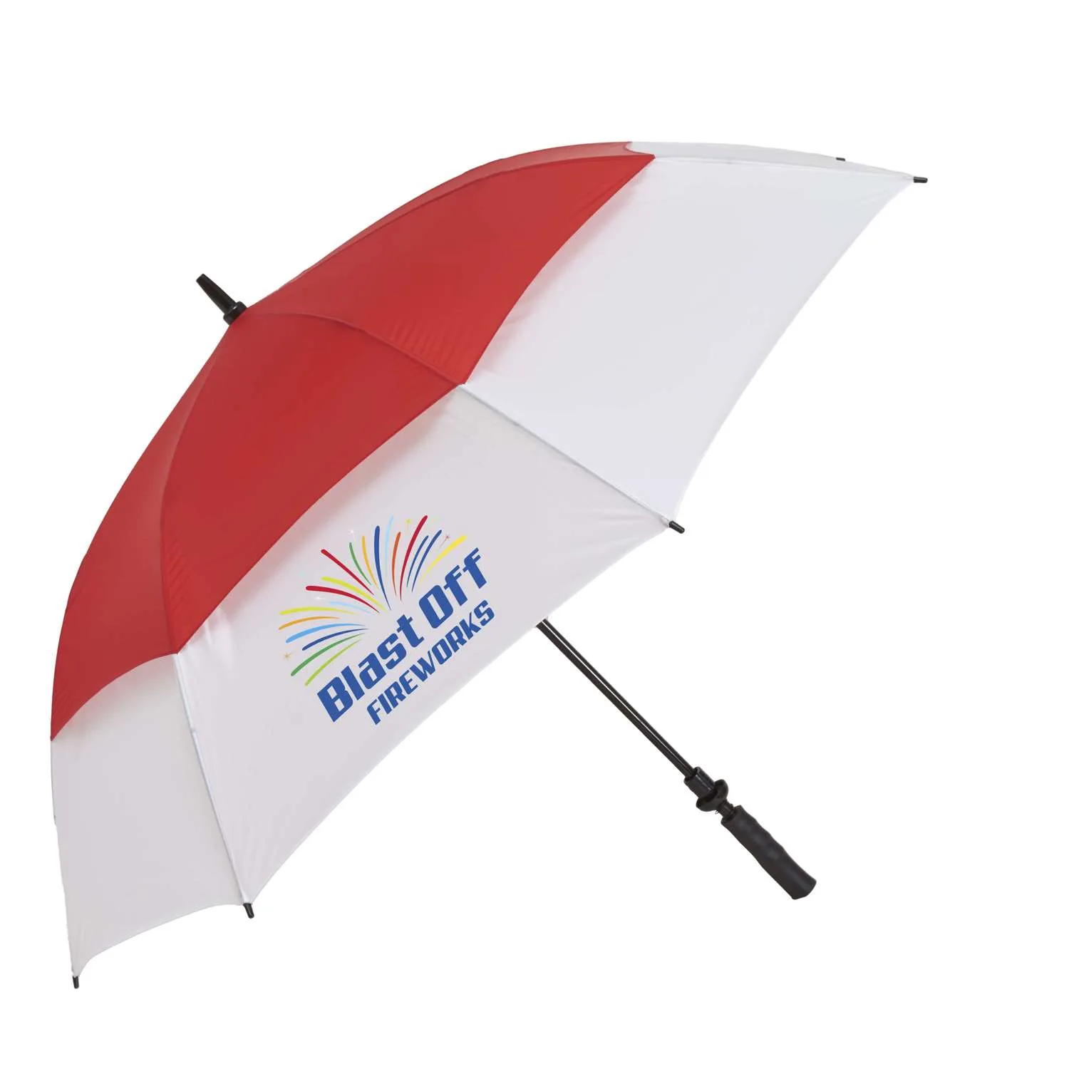 Auto Challenger Golf Umbrella Full-Color Imprint 1 Panel