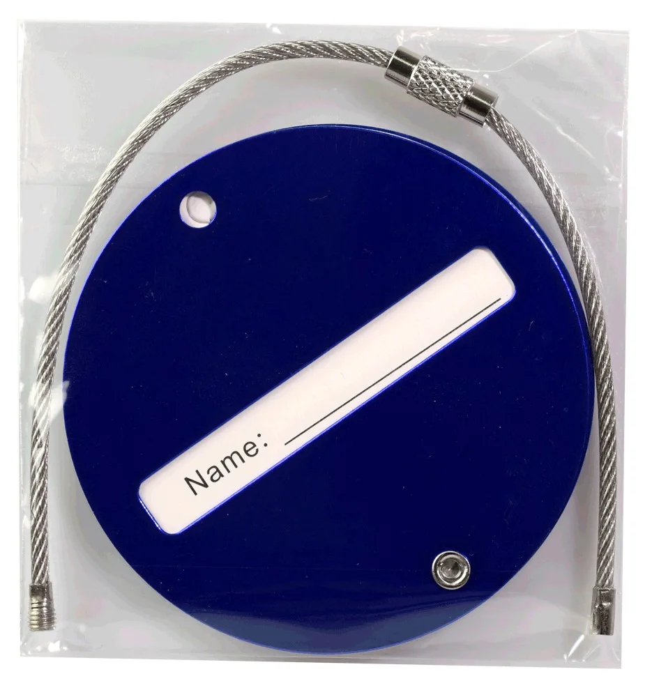 Blue Blank Back View