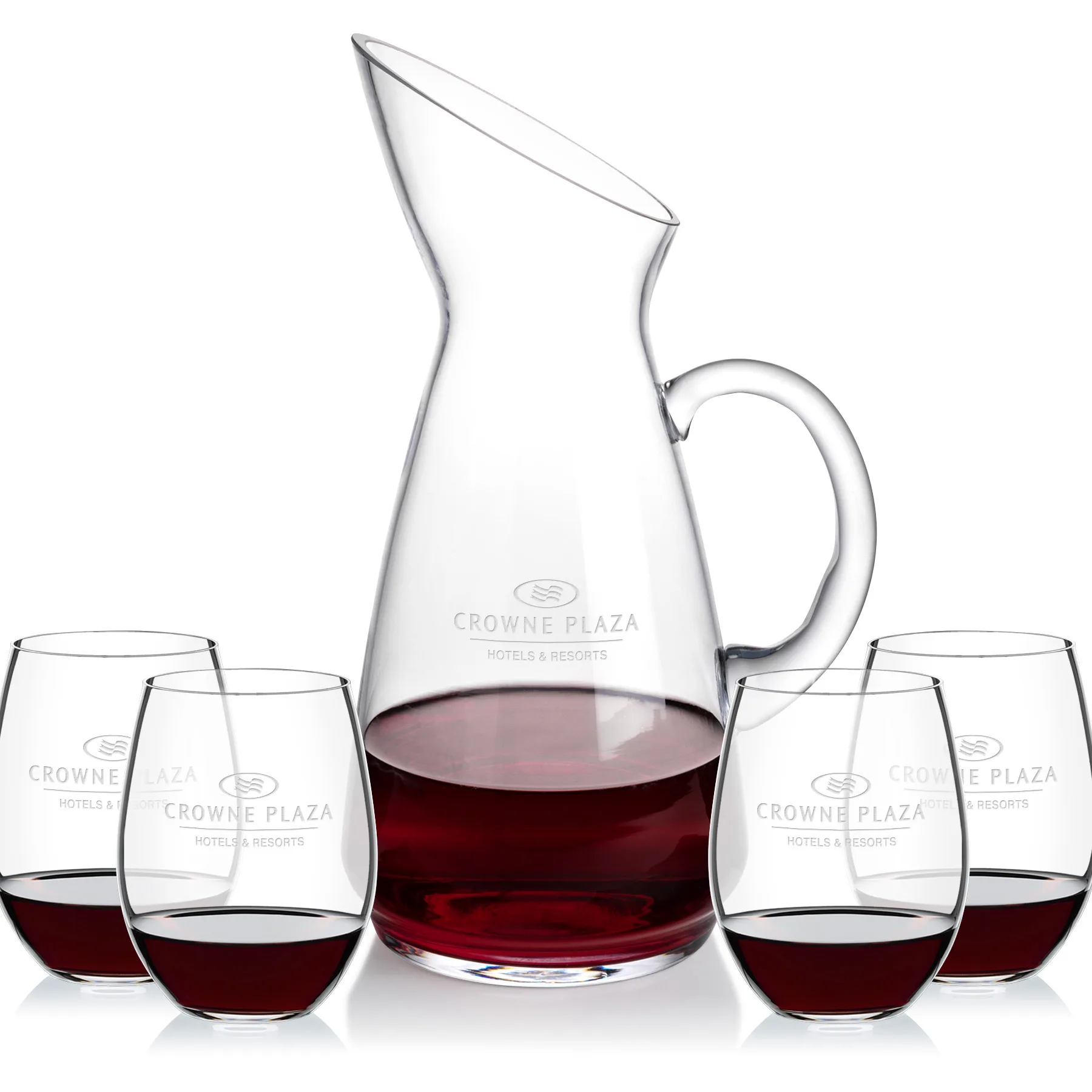 Taroni Carafe & RIEDEL Stemless Wine
