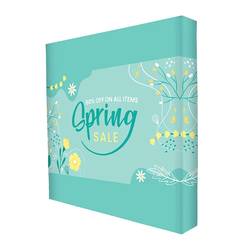 DisplaySplash Pop-Up Fabric Display - 7.5' W x 7.5' H