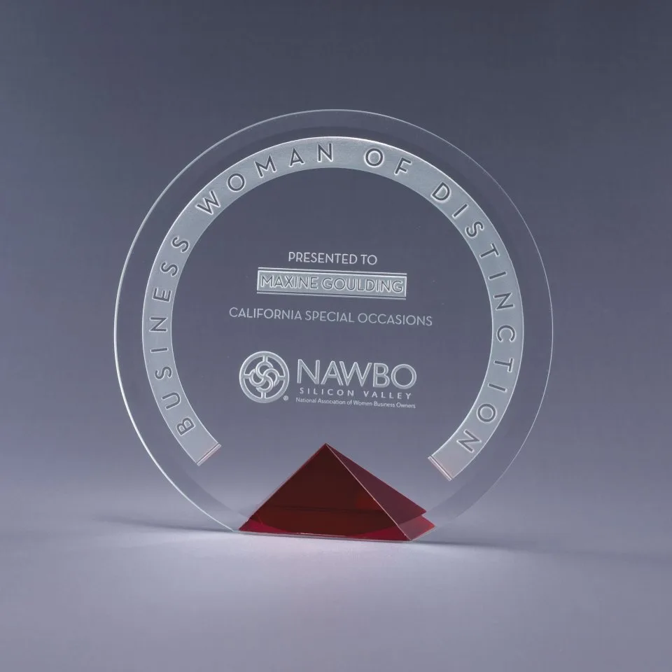 7.5" Red Cyrk Award
