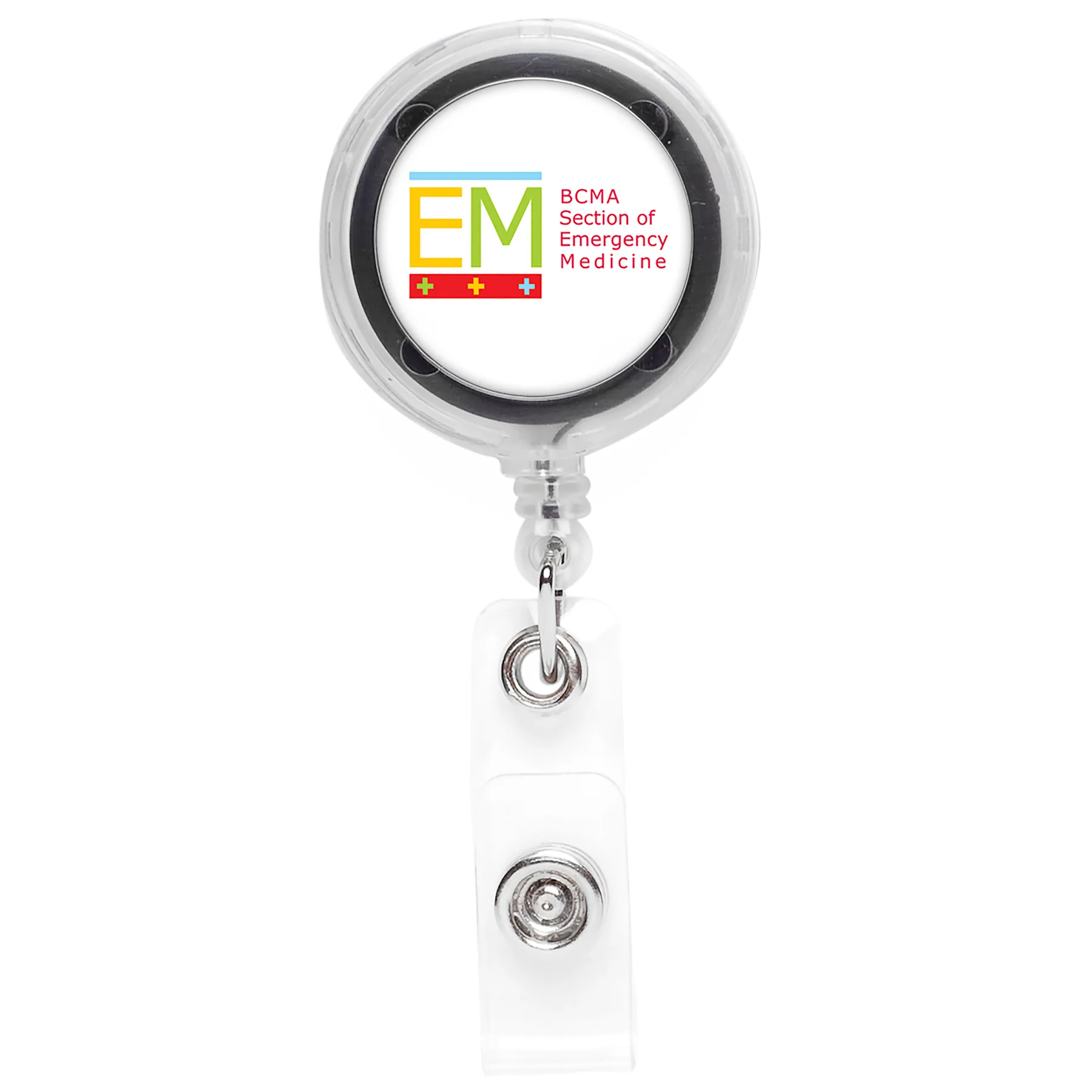 Jumbo See-Thru Retractable Badge Reel view 4