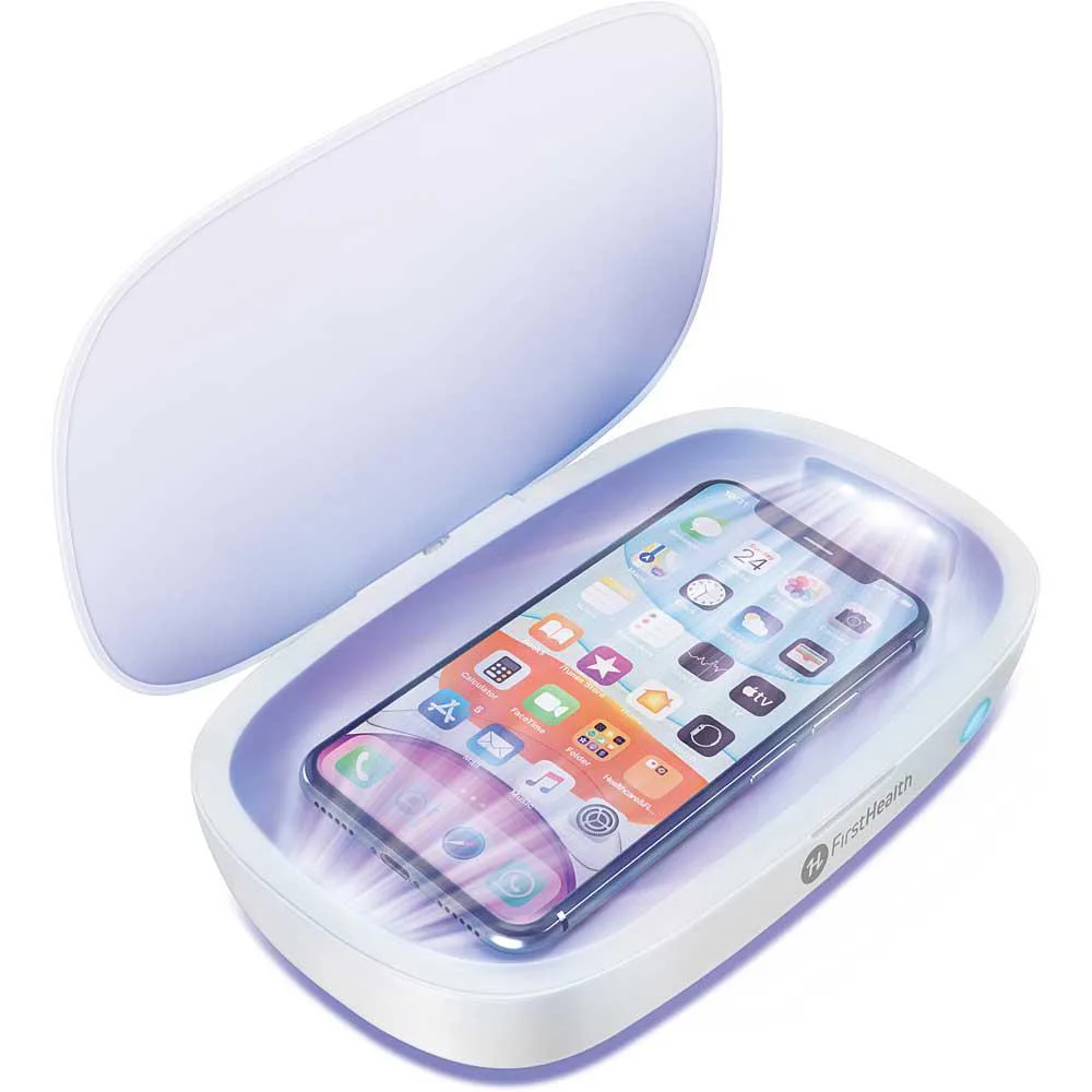 First Health Uv Phone Sanitizer w/Wireless Charging