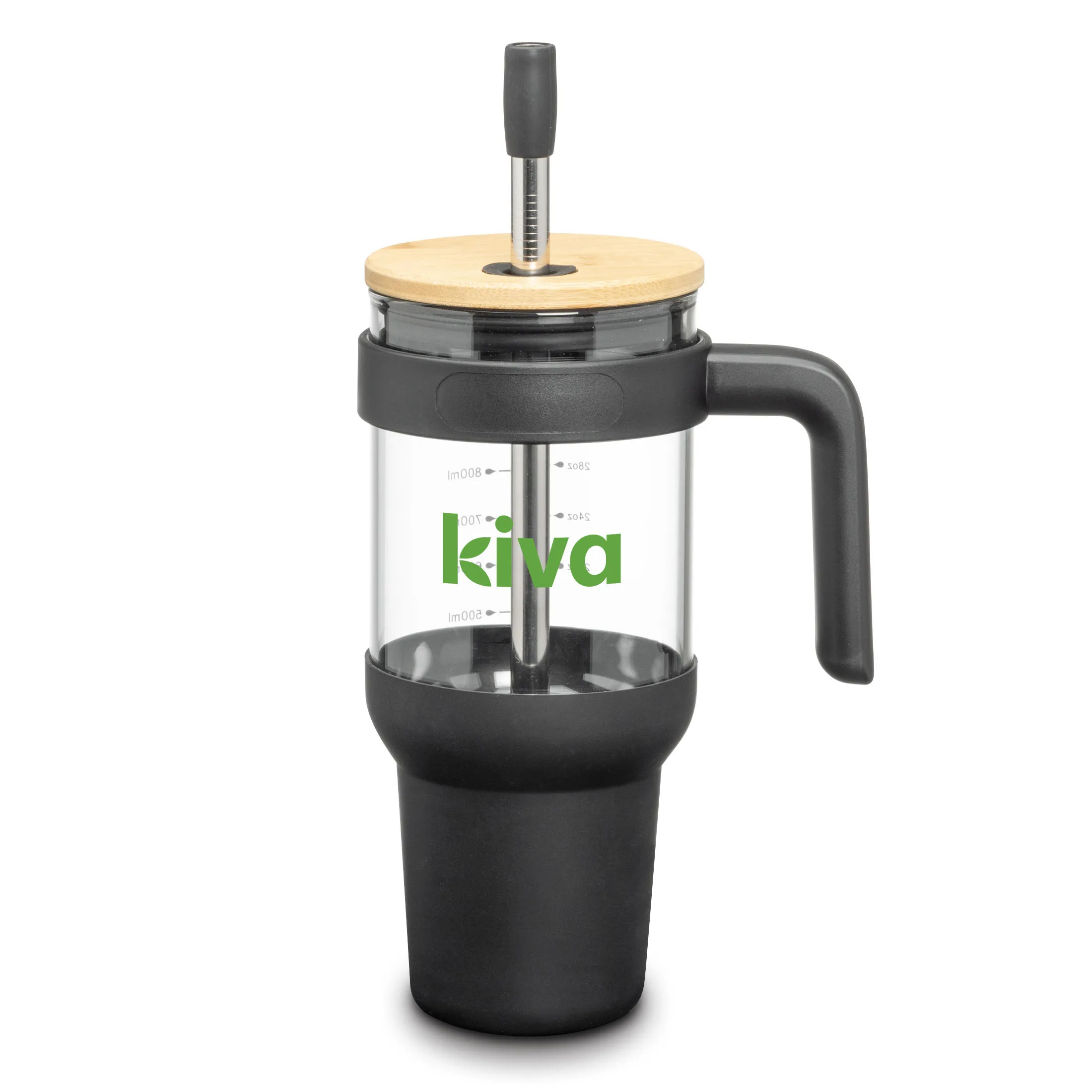 Lanai Glass Travel Mug w/Straw - 40oz