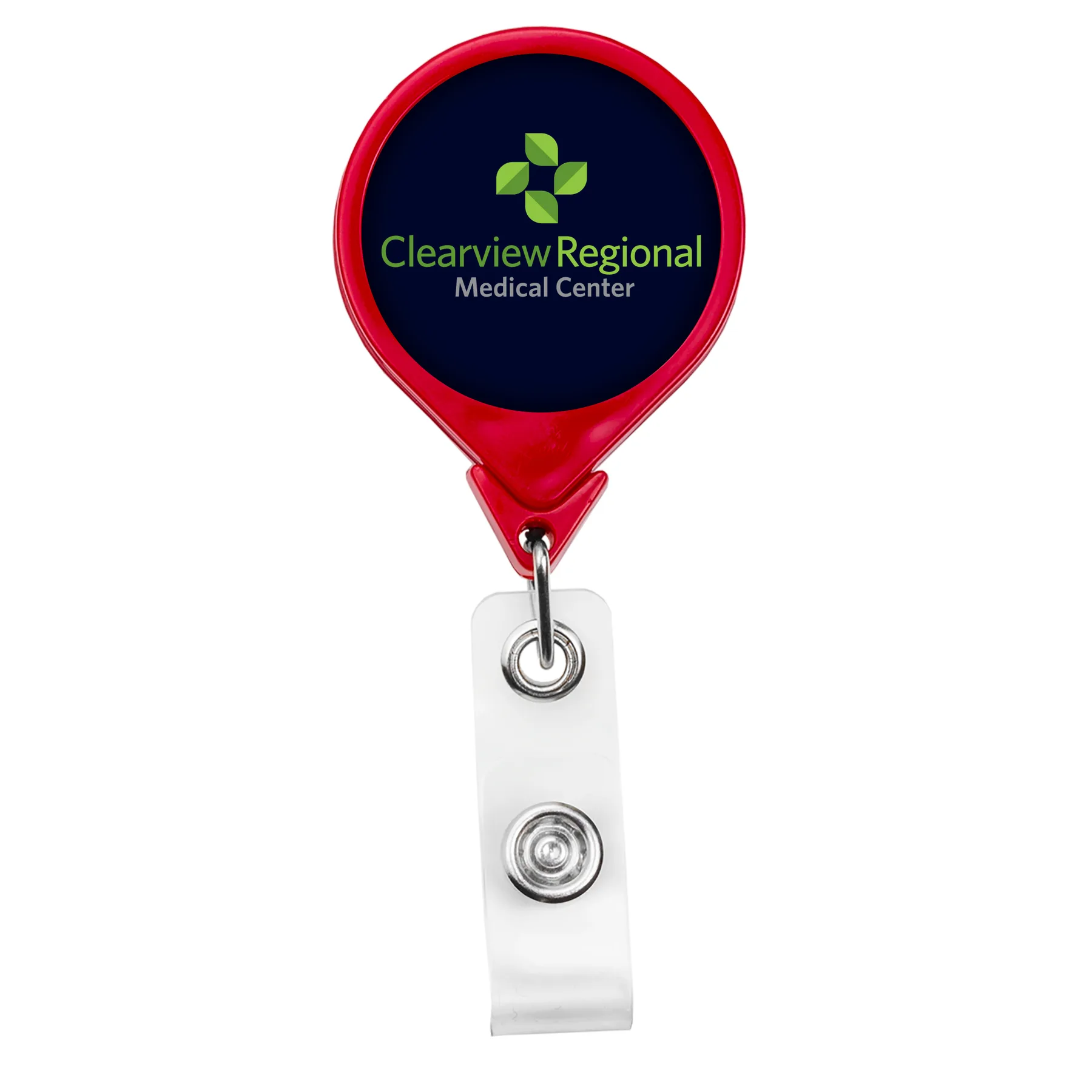 Magnet Back Jumbo Round Retractable Badge Reel view 6