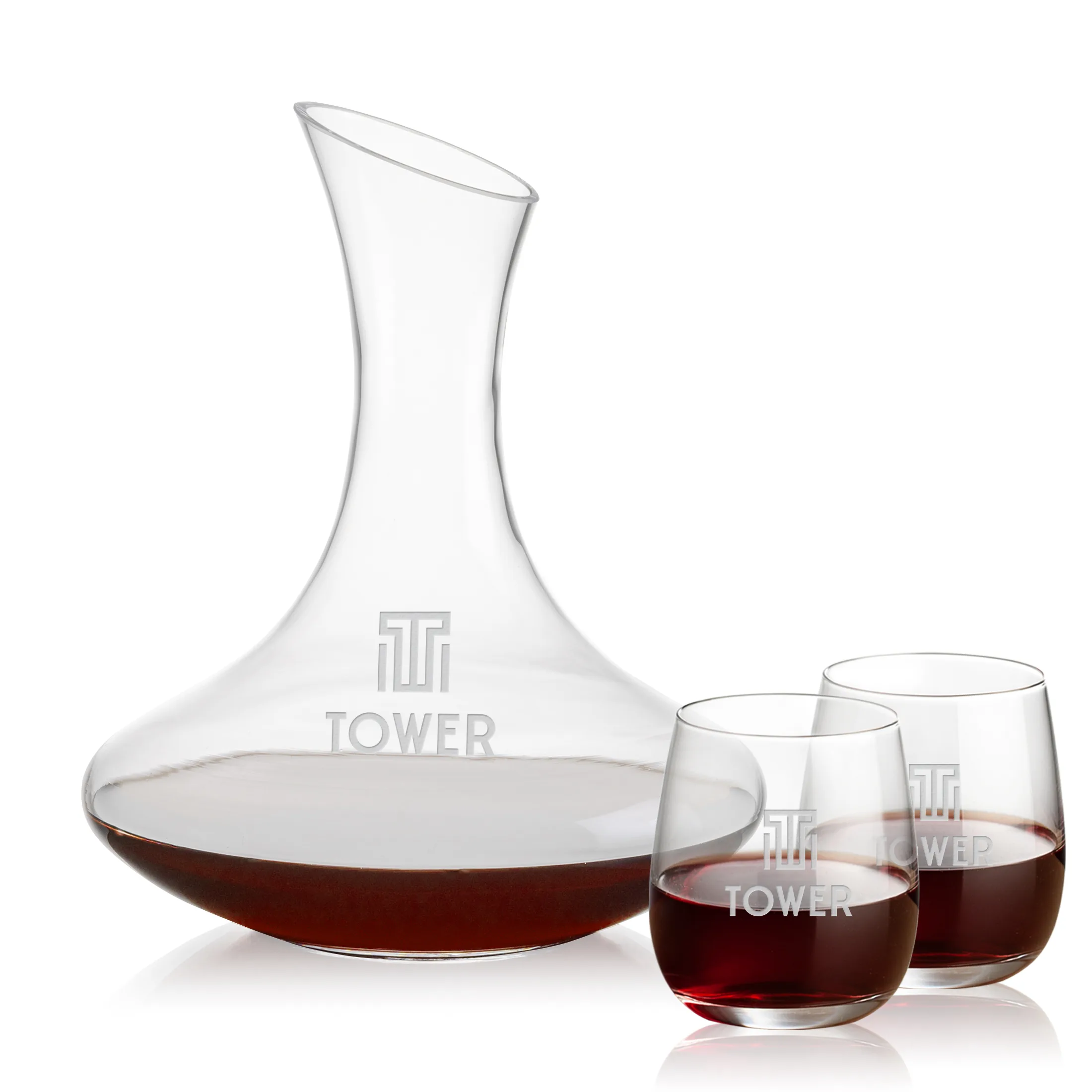Carafe & 2 Stemless