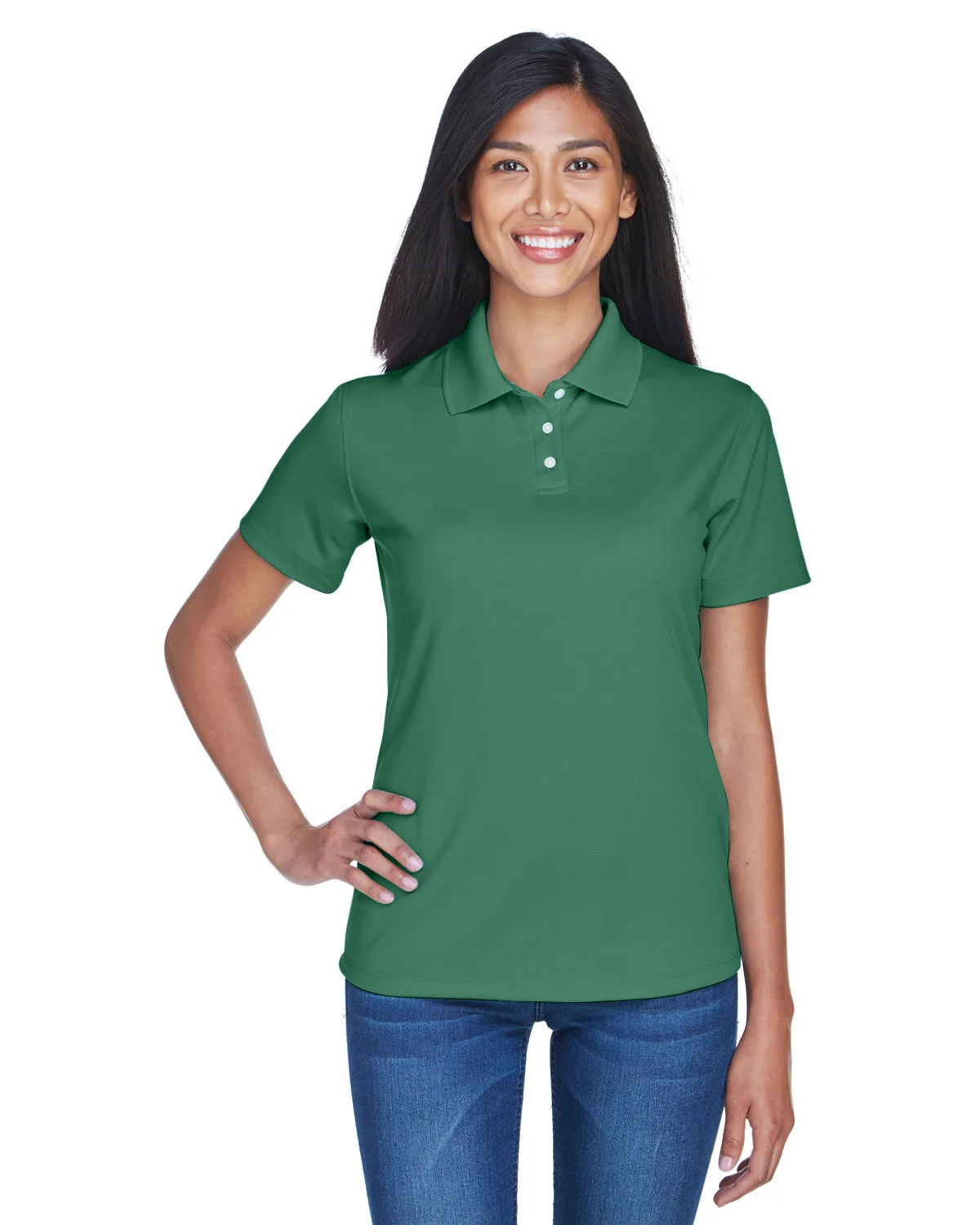 ULTRACLUB Ladies' Cool & Dry Stain-Release Performance Polo view 7