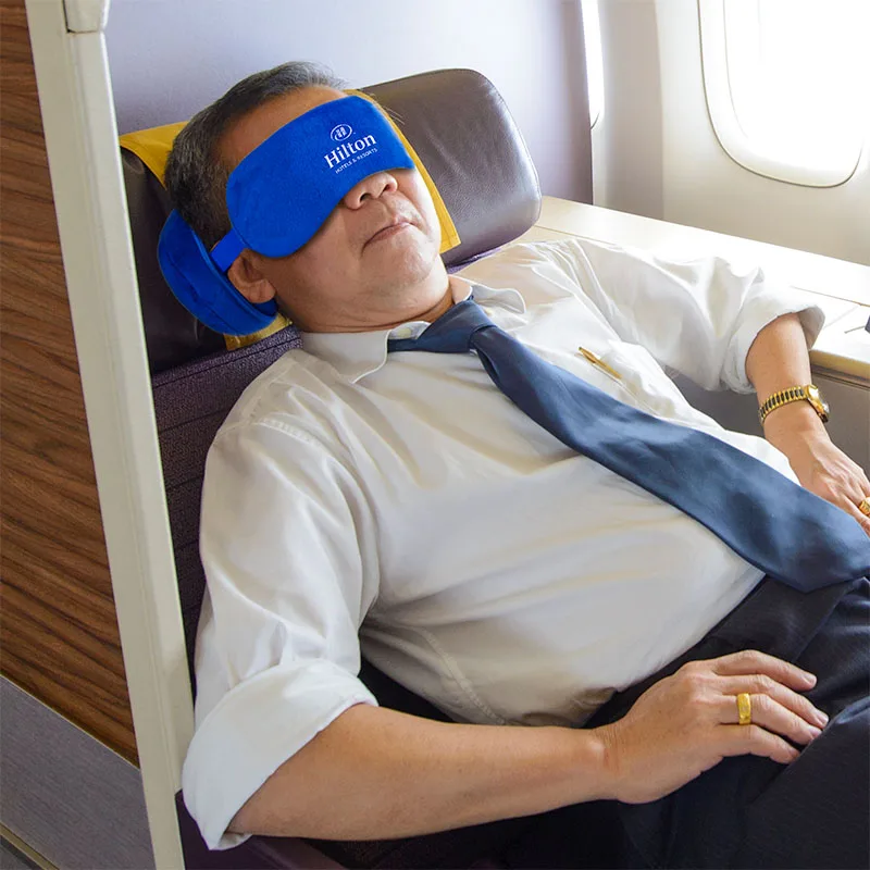 ComfyCloud 2-in-1 Travel Pillow with Sleep Mask view 4