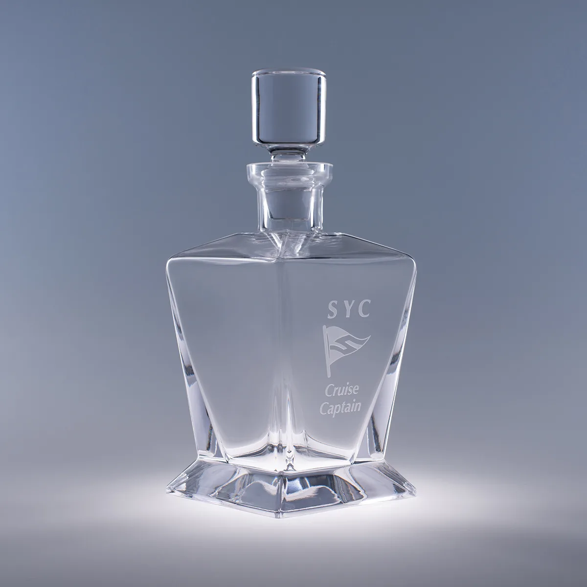 3071 Duke decanter - angle