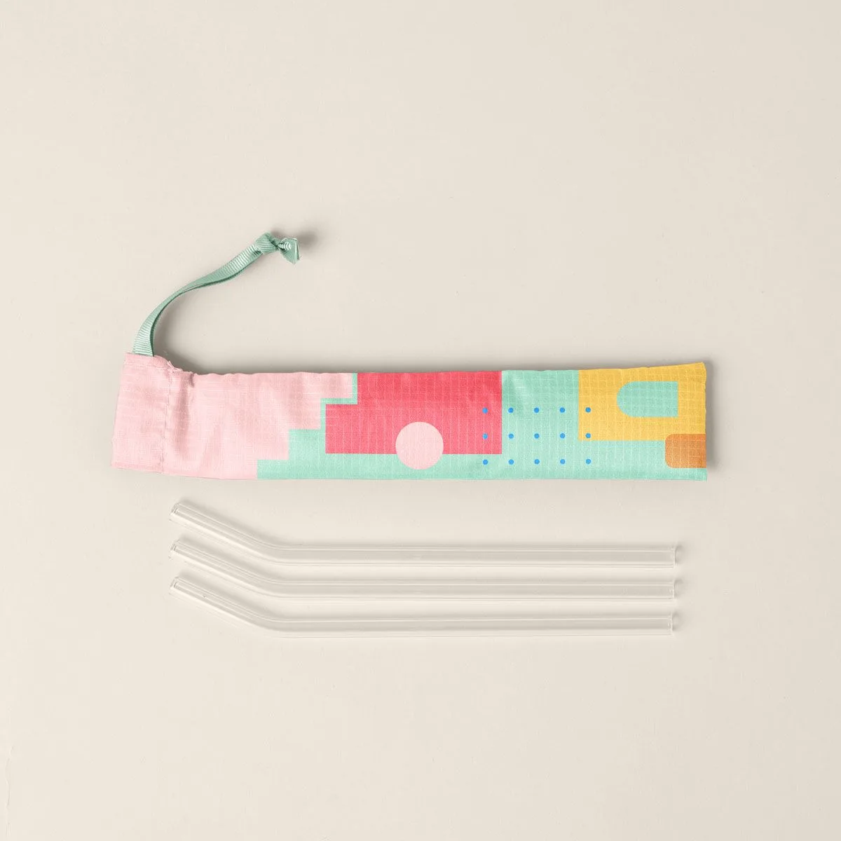 Pouch For Reusable Straws - RipStop view 2