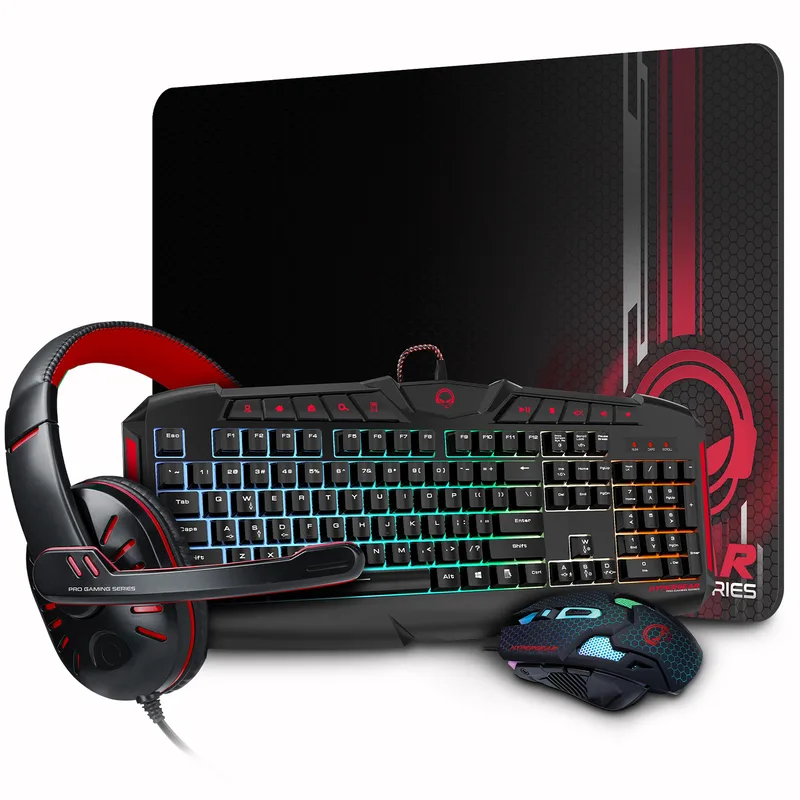 HYPERCEL Hypergear 4-In-1 Gaming Kit 2021 Red Dragon