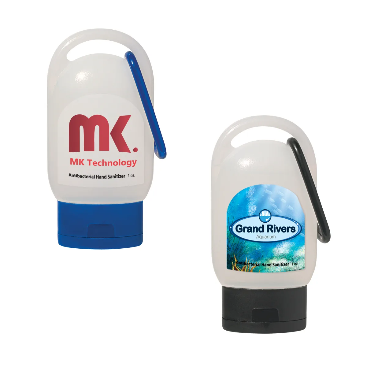 1 Oz. Hand Sanitizer With Carabiner view 2
