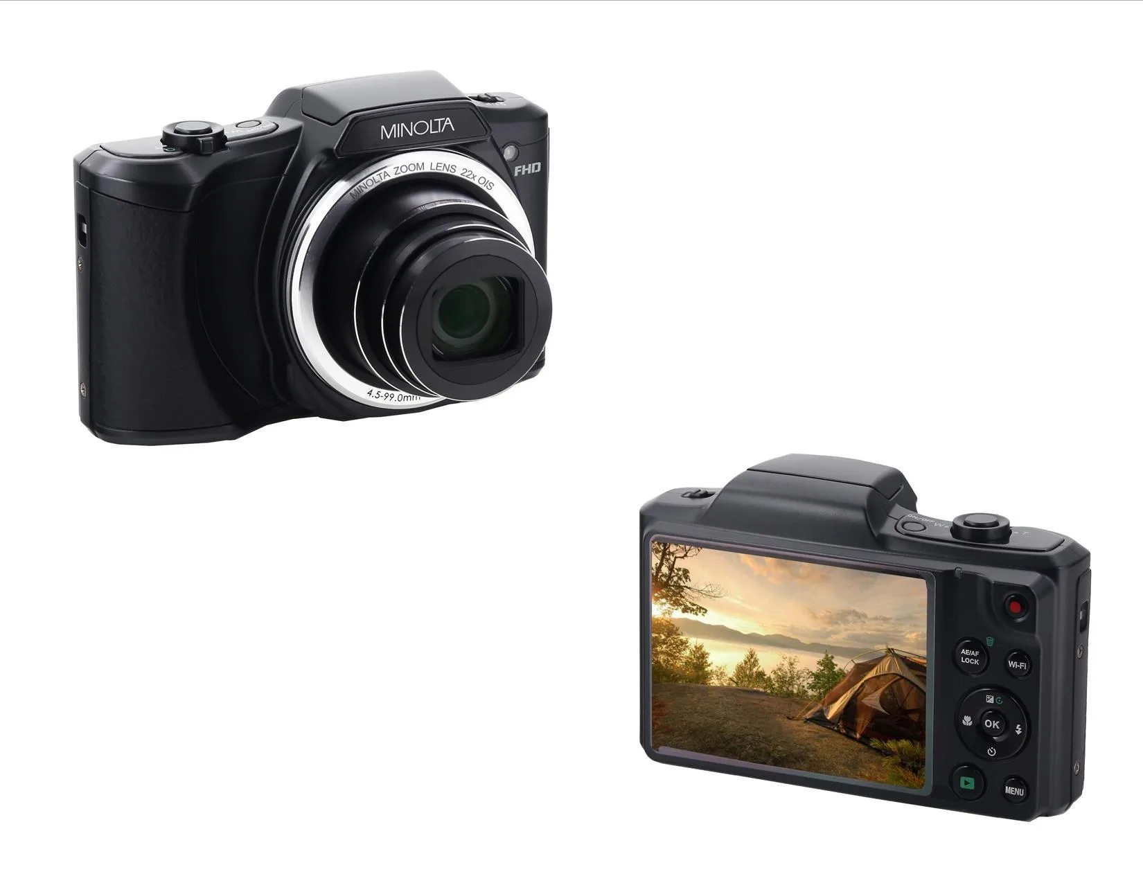 Minolta® Black 20Mp HD Camera w/22x Zoom