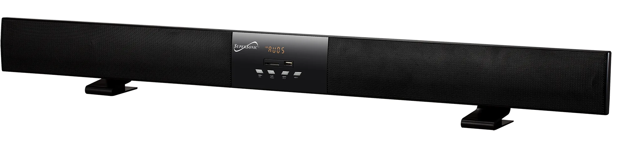 Supersonic® 39" 2.0Ch Premium Bluetooth® Soundbar w/Built-in USB & SD