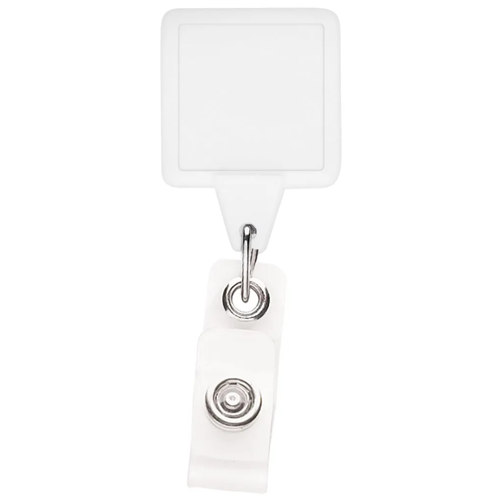 "Best" Square Retractable Badge Reel view 2