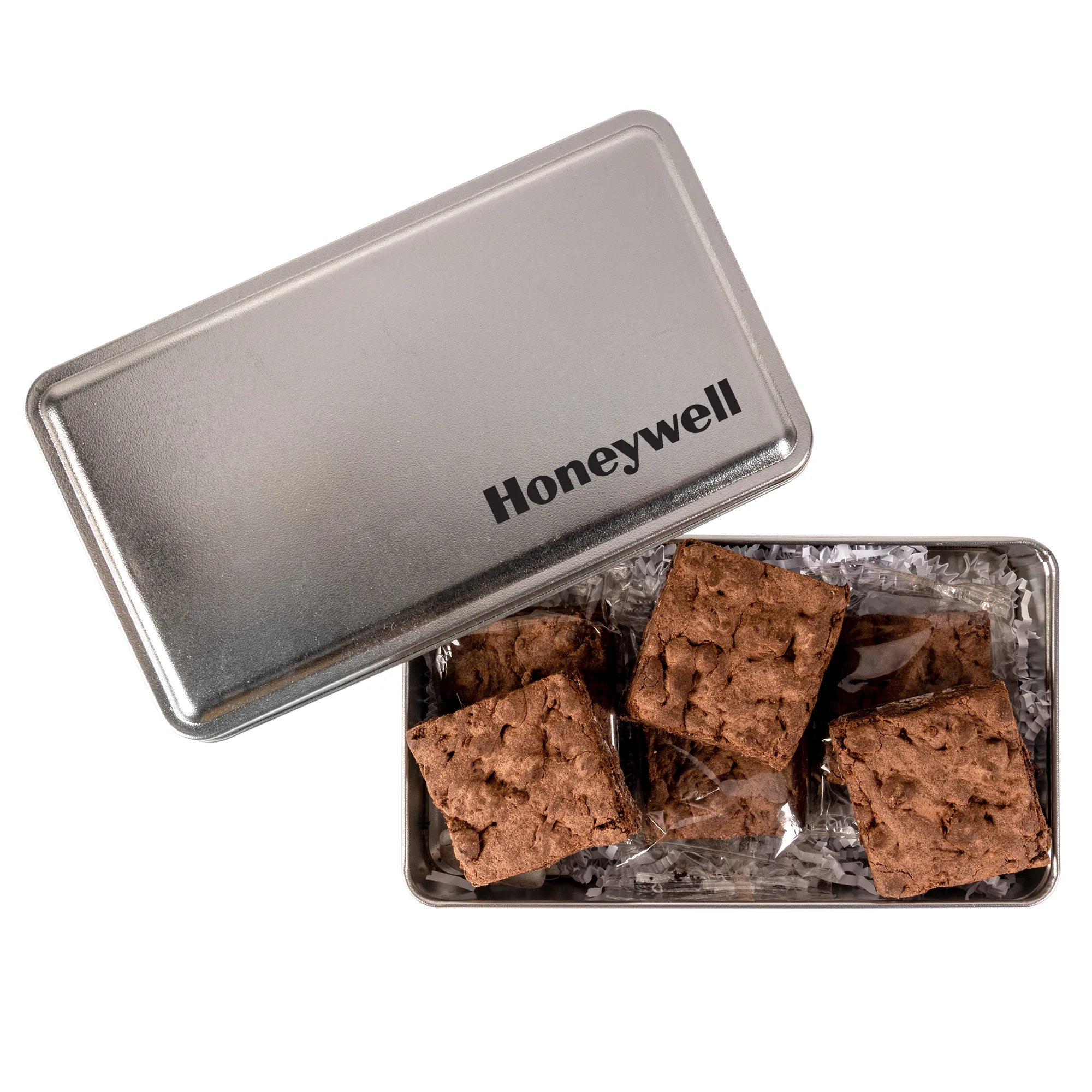 Fresh Beginnings 6 Fudge Brownies in Tin
