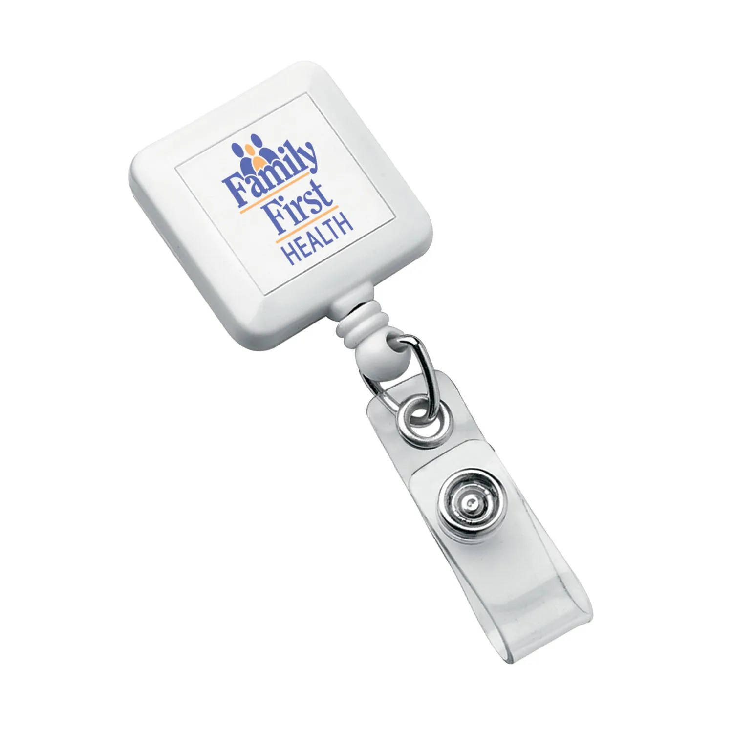 Square Retractable Badge Holder view 5