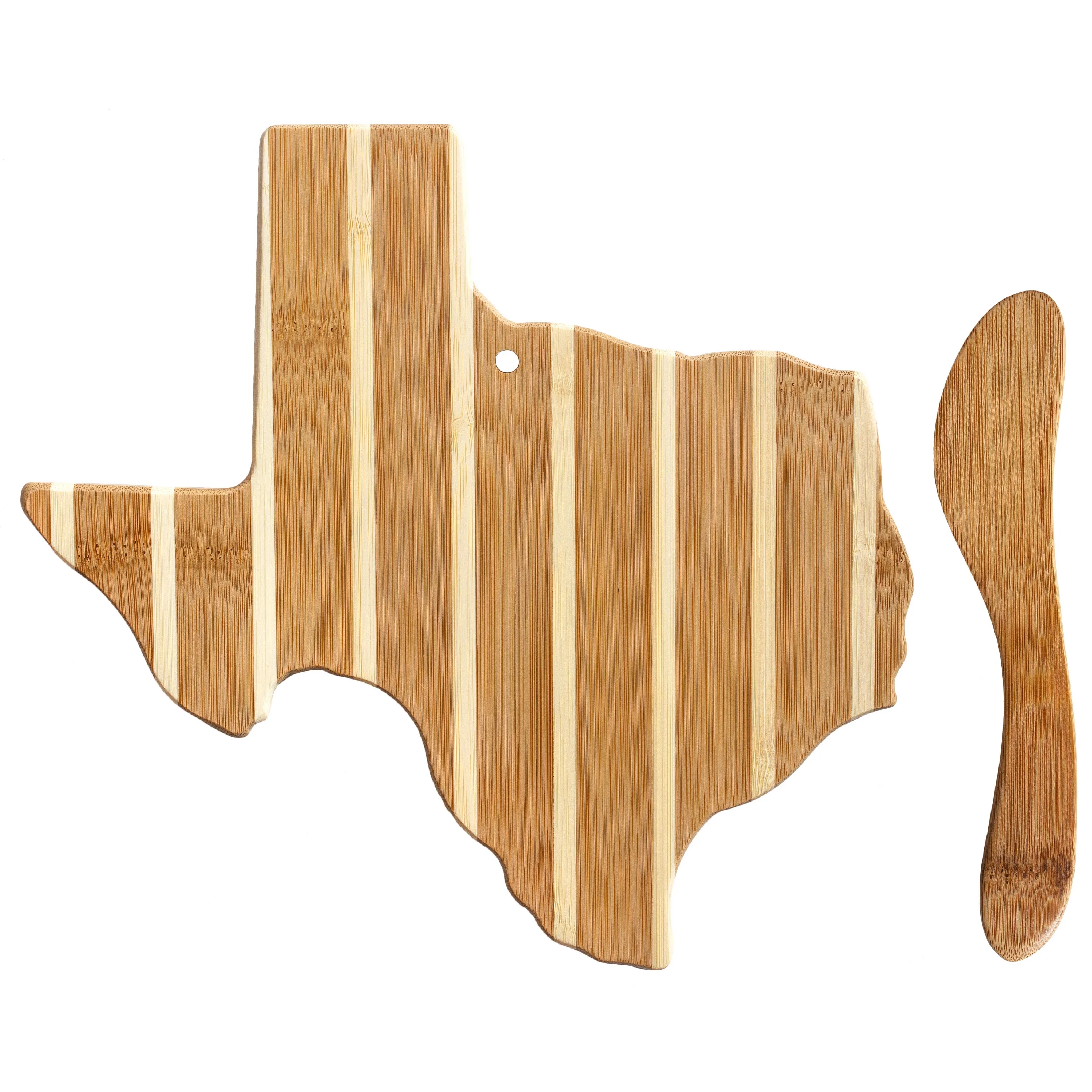 Texas Charcuterie Board with Spreader Knife Gift Set view 2
