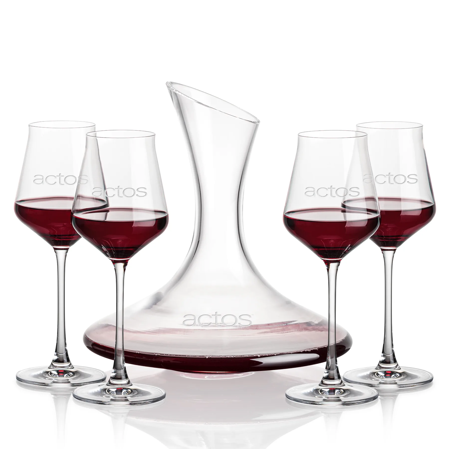 Carafe & 4 Wine