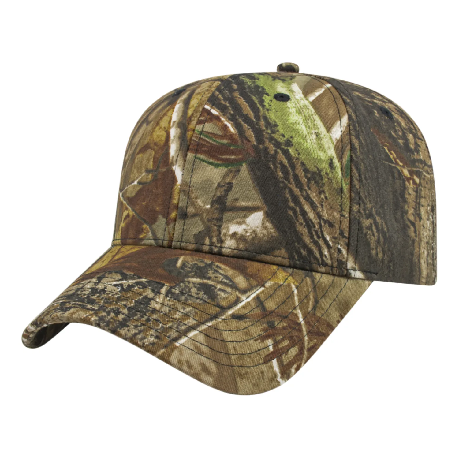 Six Panel Structured Camo Cap view 6