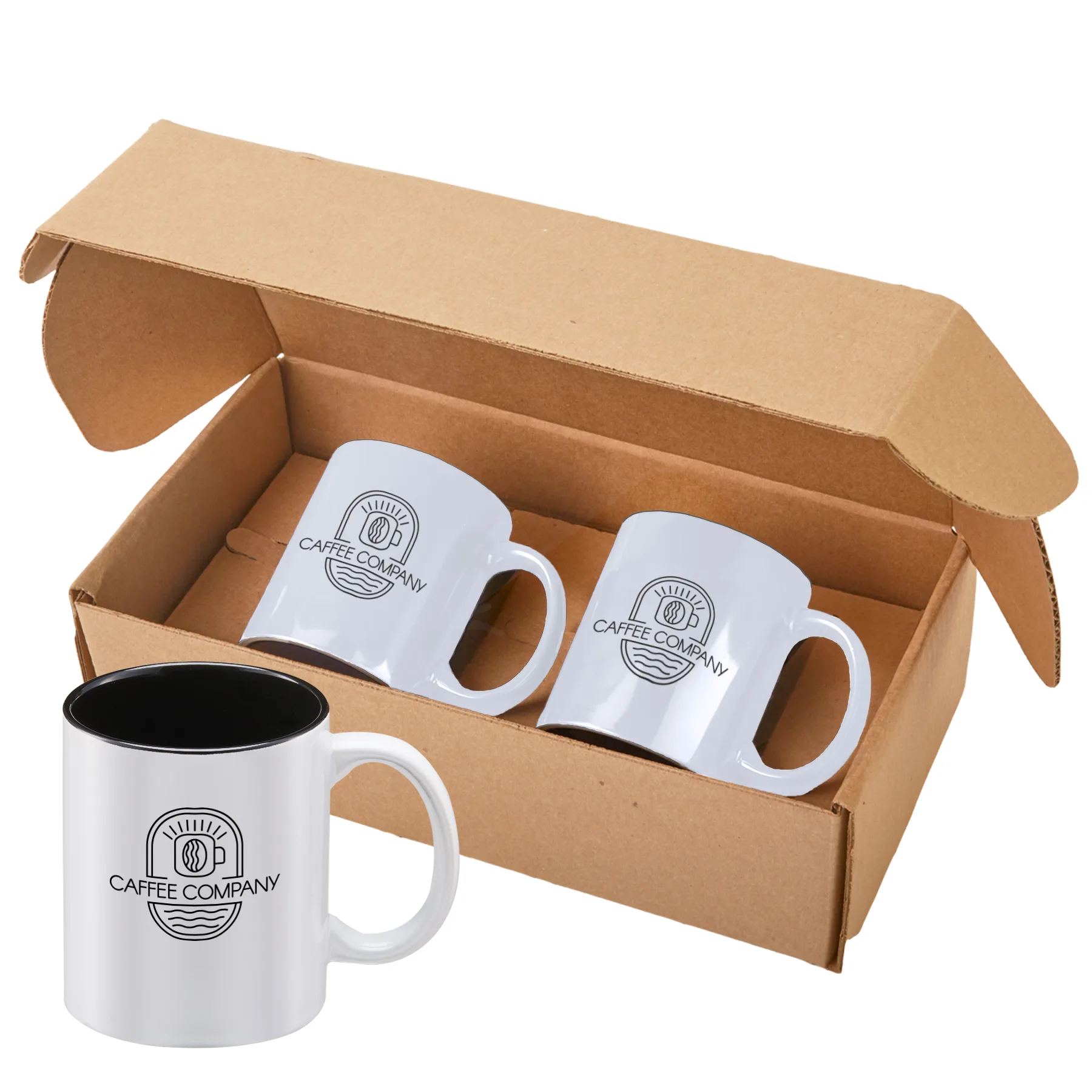 11 Oz. Sunrise Ceramic Mugs Gift Set view 5