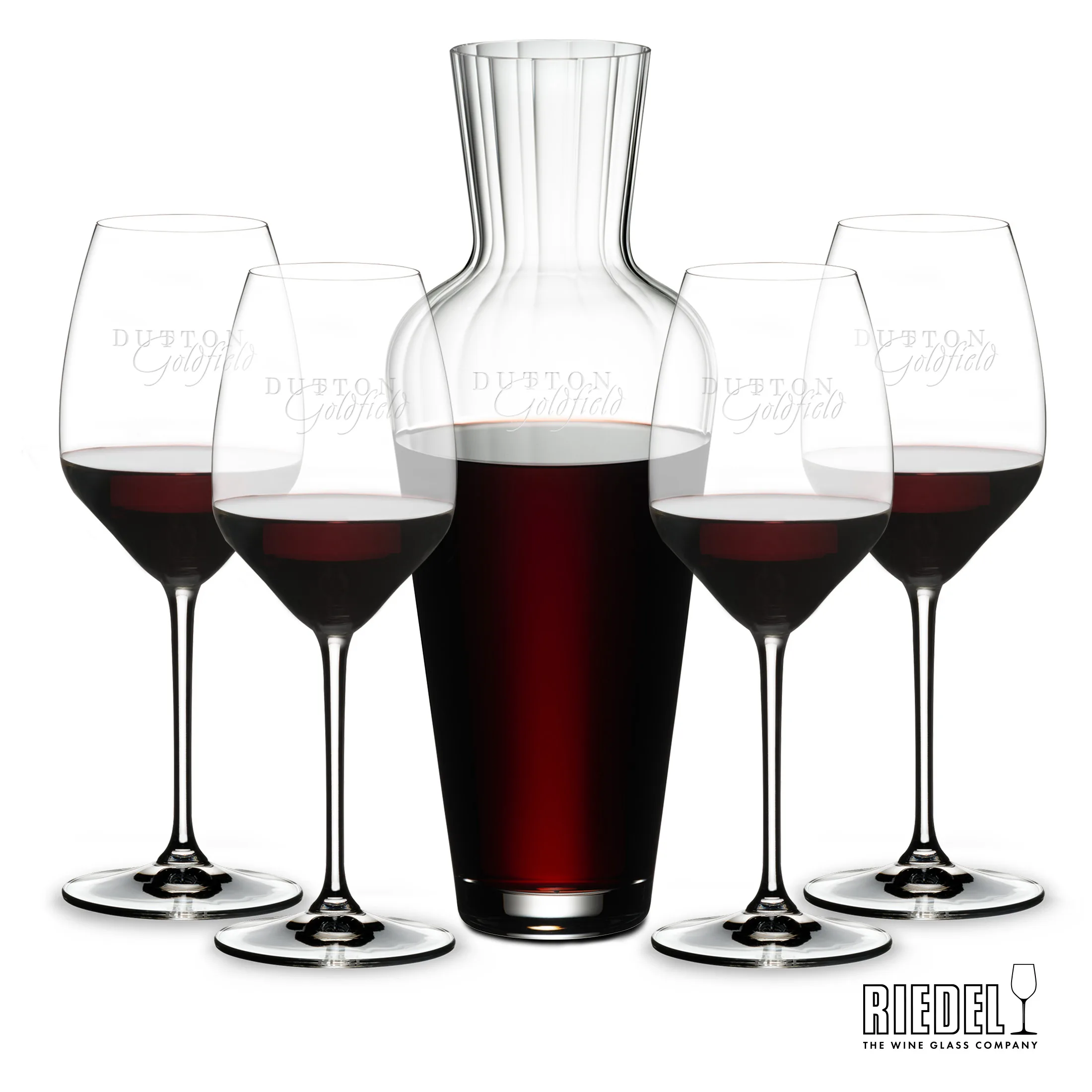 Decanter & 4 Wine