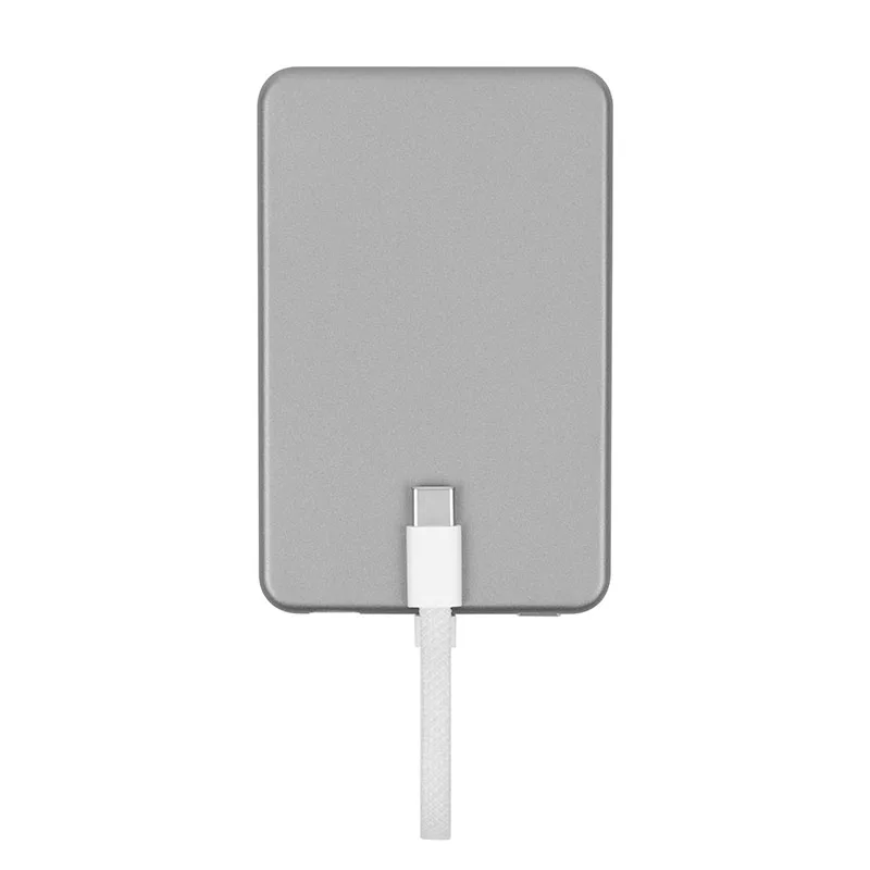 Ultra Thin Metal Magnetic Power Bank 3000mAh view 2