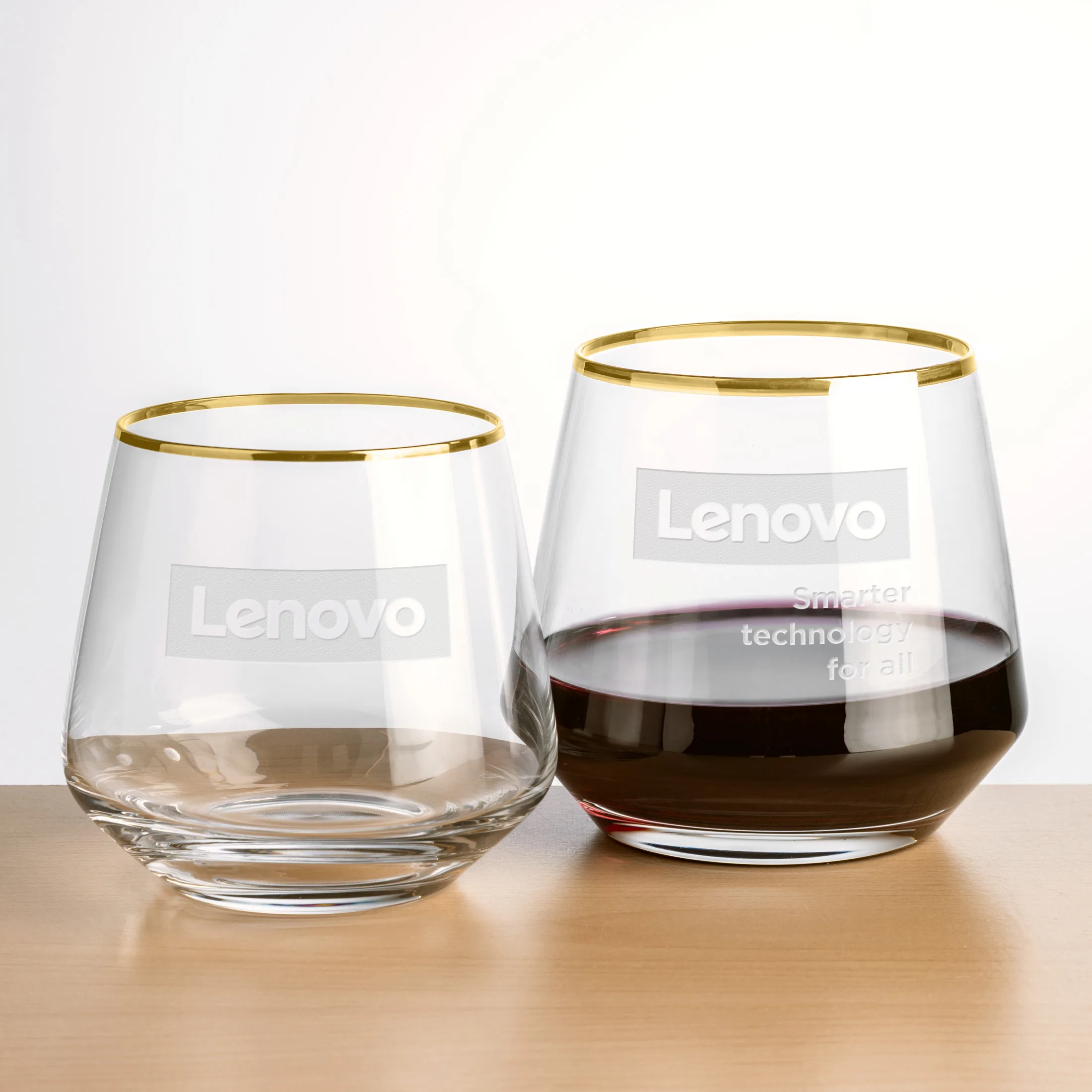 Glass Only, Deep Etch, Gold