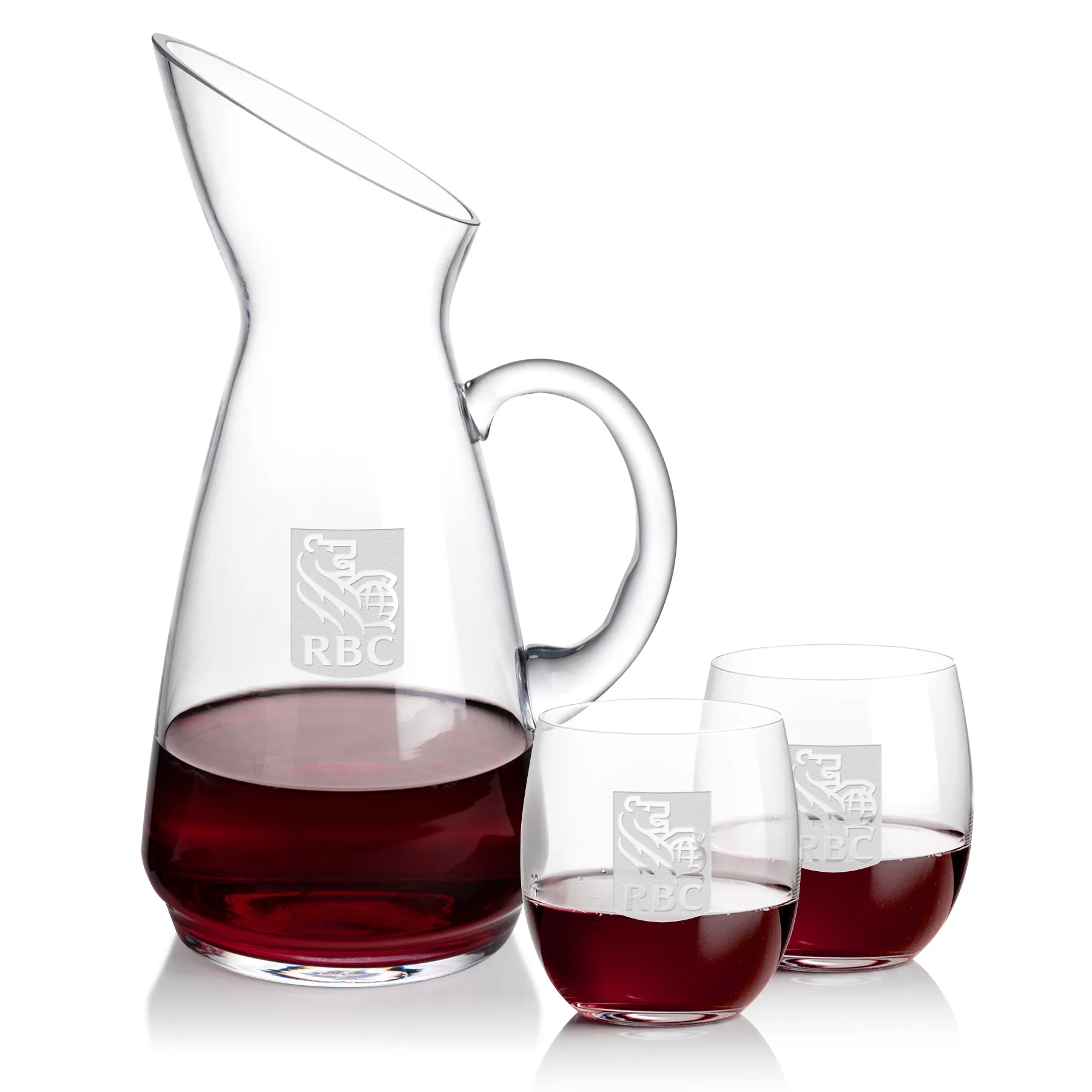 Taroni Carafe & Zacata Stemless Wine