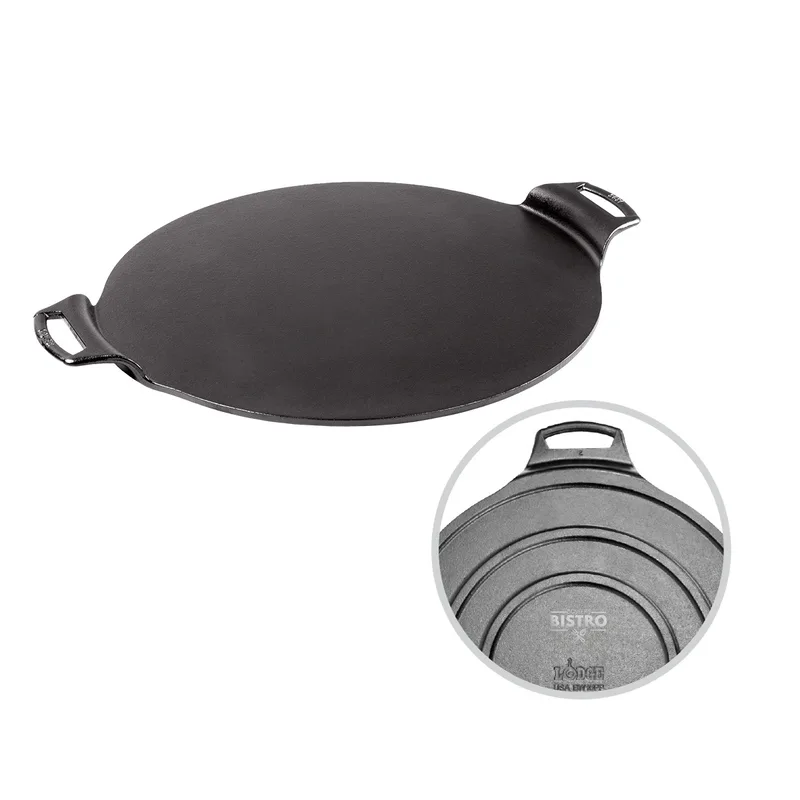 Lodge - 15-Inch Seasoned Cast Iron Pizza Pan
