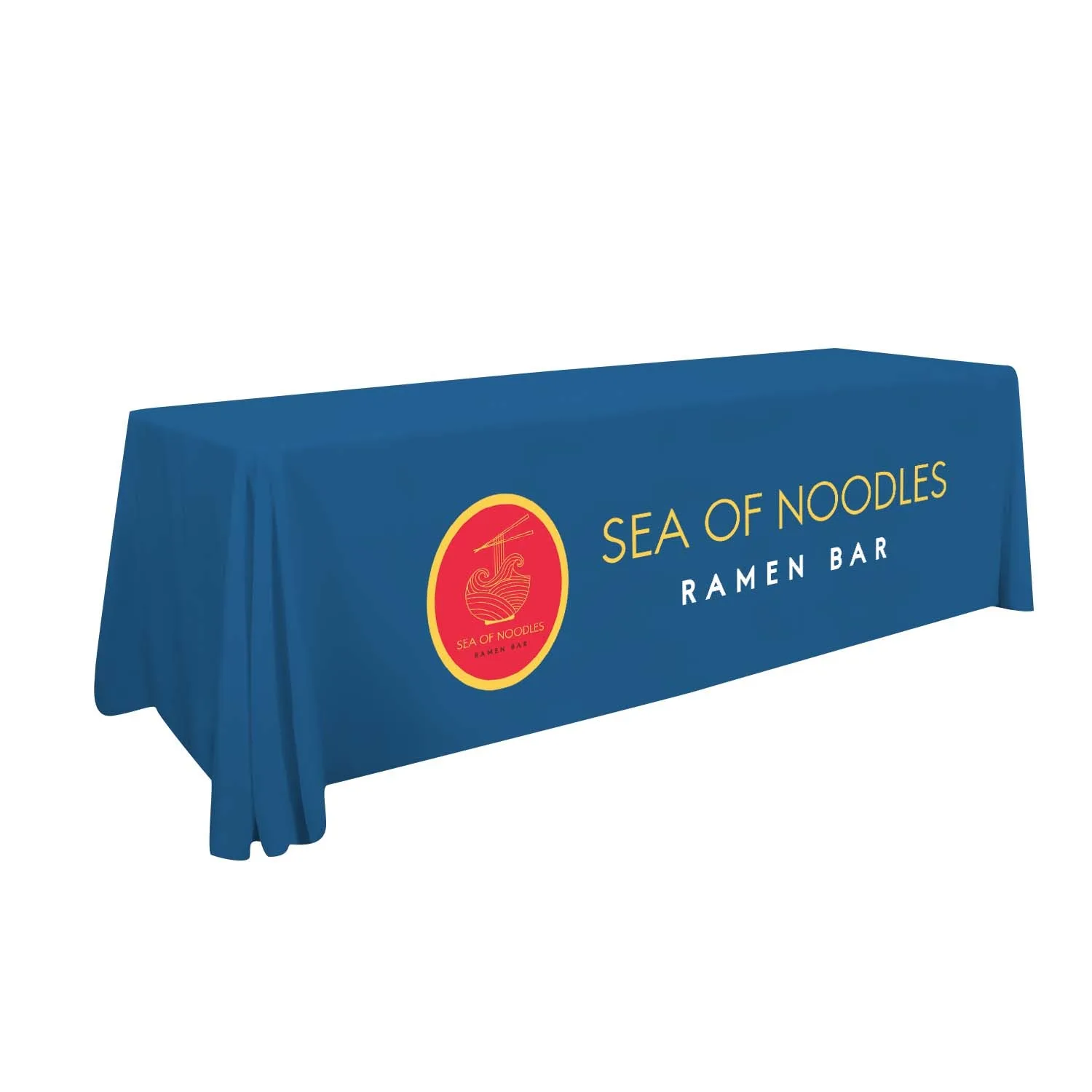 8' Standard Table Throw (Full-Color Front Only) view 6