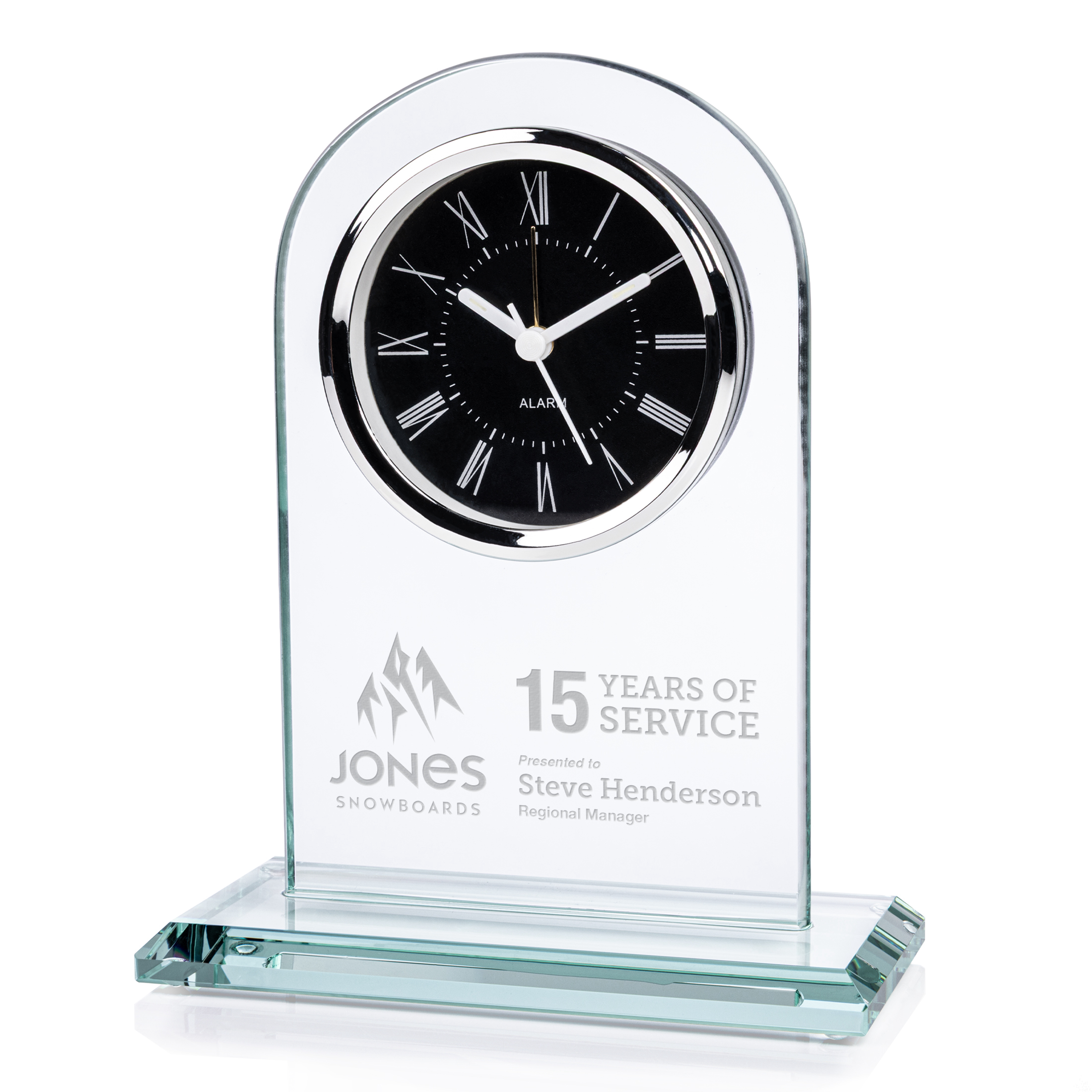 Woodbine Clock - Jade 7½"