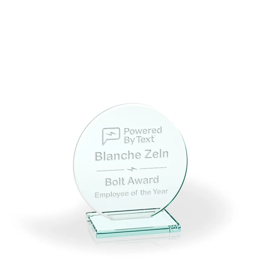 Luminary Jade Glass Award, Medium view 3