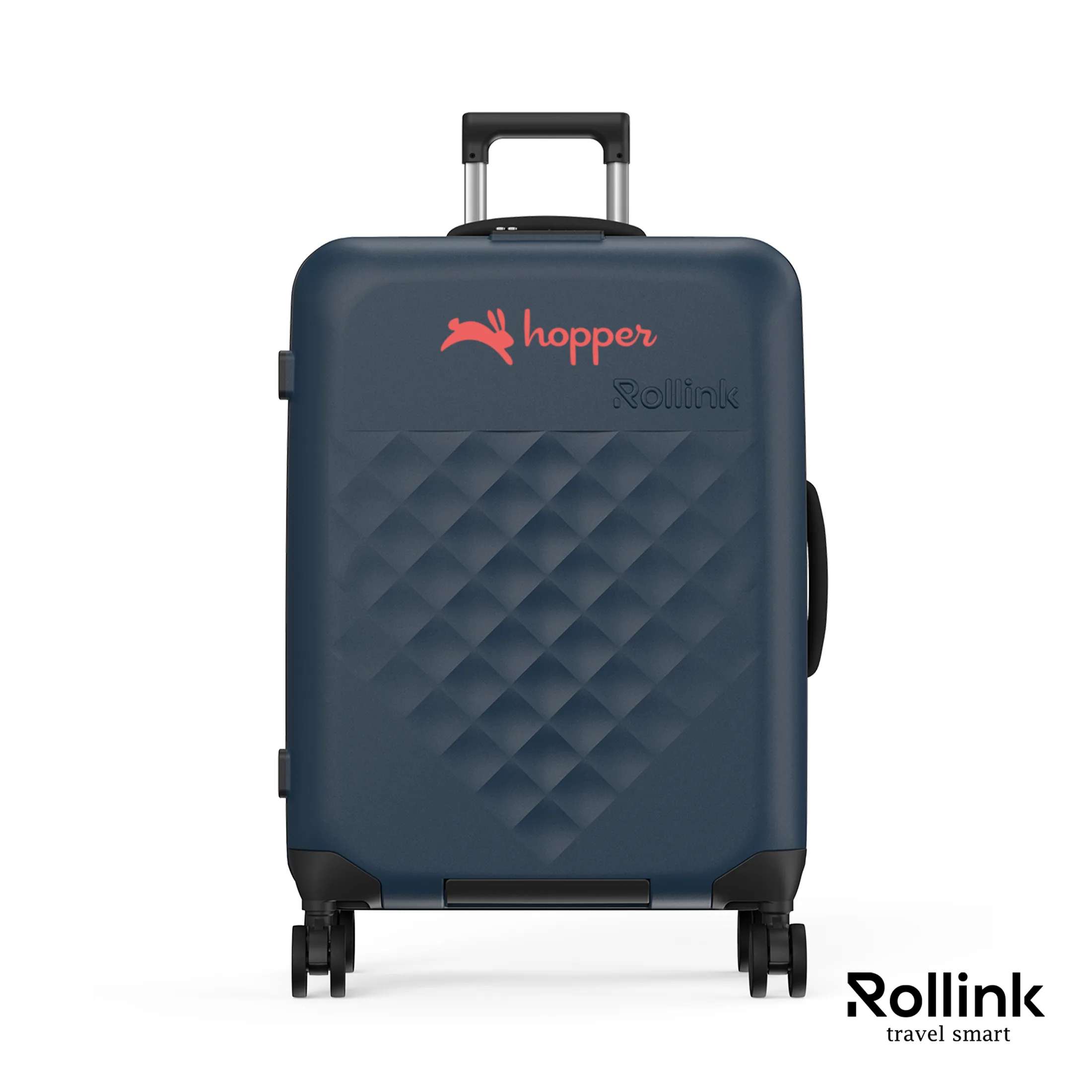 Rollink® Flex 360 Medium Checked 4 Wheel Suitcase — Rollink® Flex 360 Medium Checked 4 Wheel Suitcase