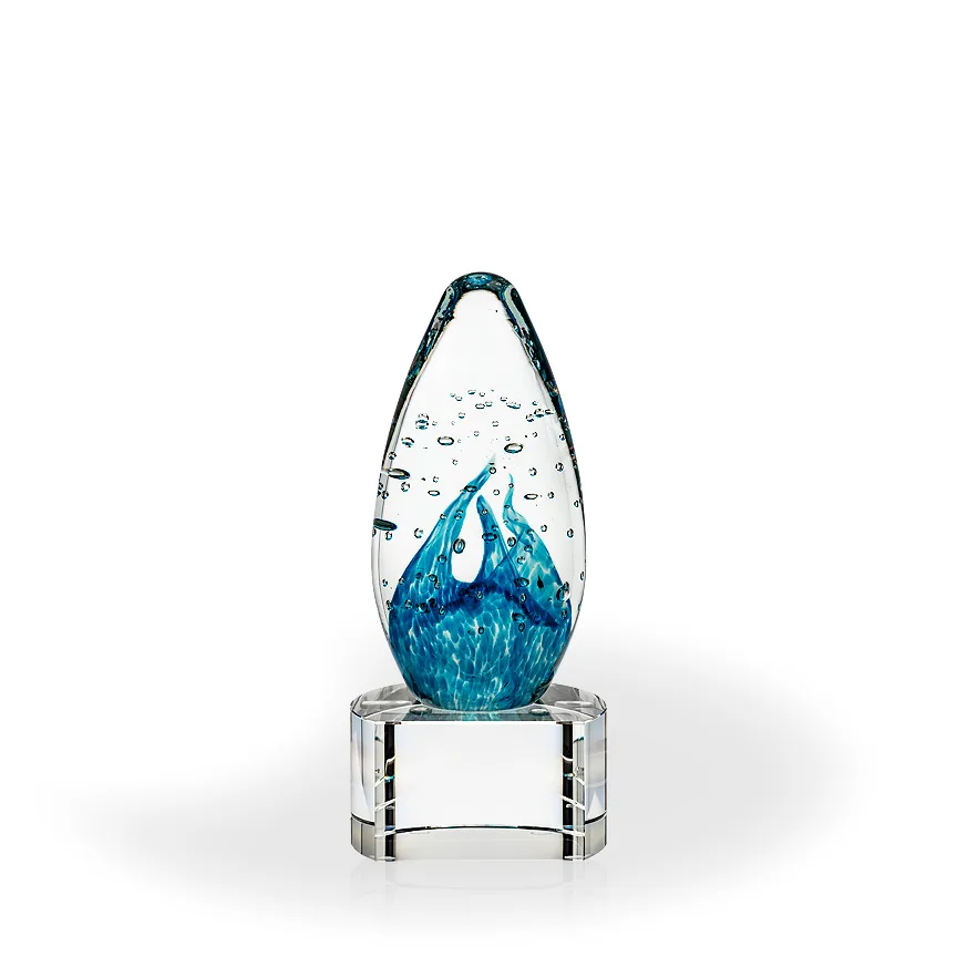 Besly Art Glass Award - Clear Base view 2