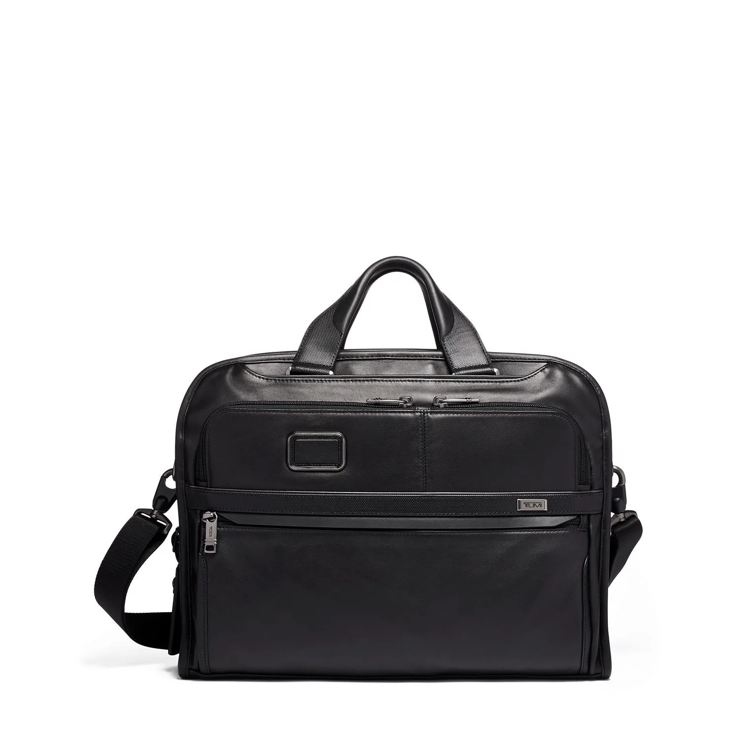 TUMI™ Alpha 3 Organizer Portfolio Leather Briefcase