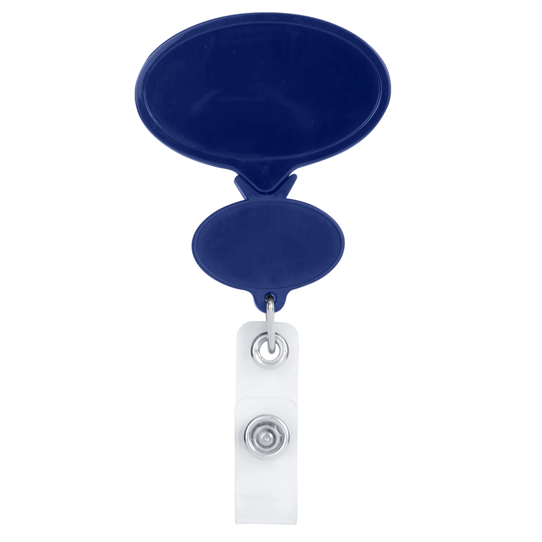 Double Up Oval Retractable Badge Reel view 2
