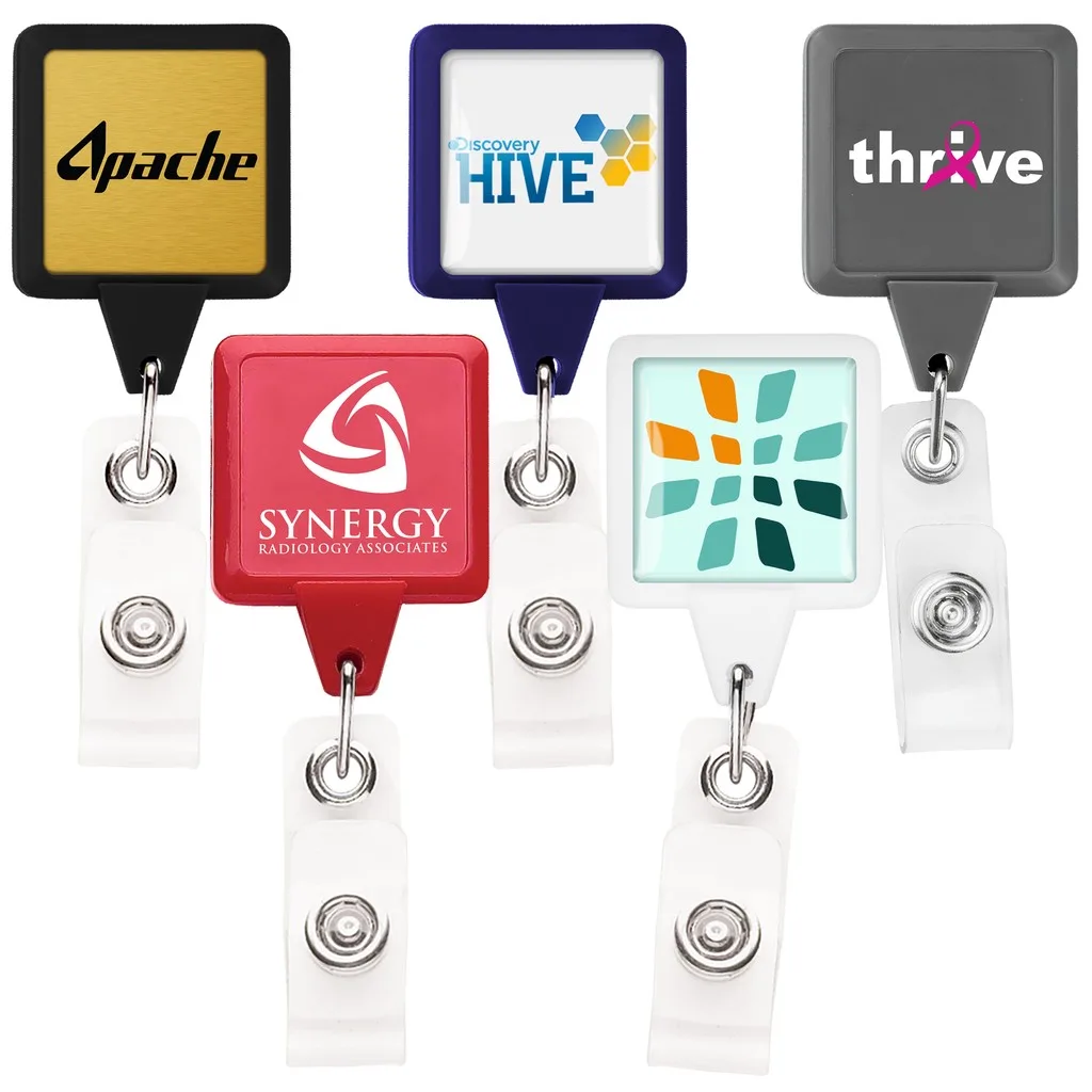 "Best" Square Retractable Badge Reel