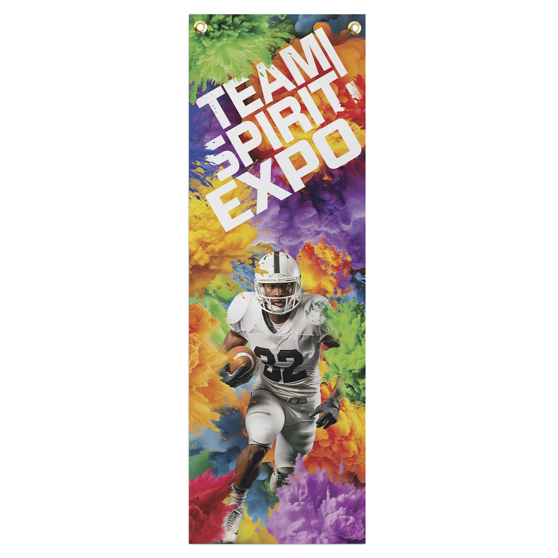 9Wx144L- Badge Satin Ribbon Banner - Sublimation