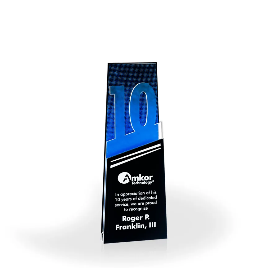 10 Flow Acrylic Desktop Award