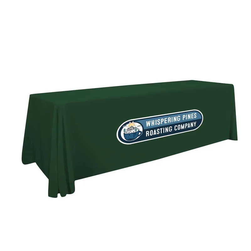 8' Stain Resistant Pro 3-Sided Throw Full-Color Imprint