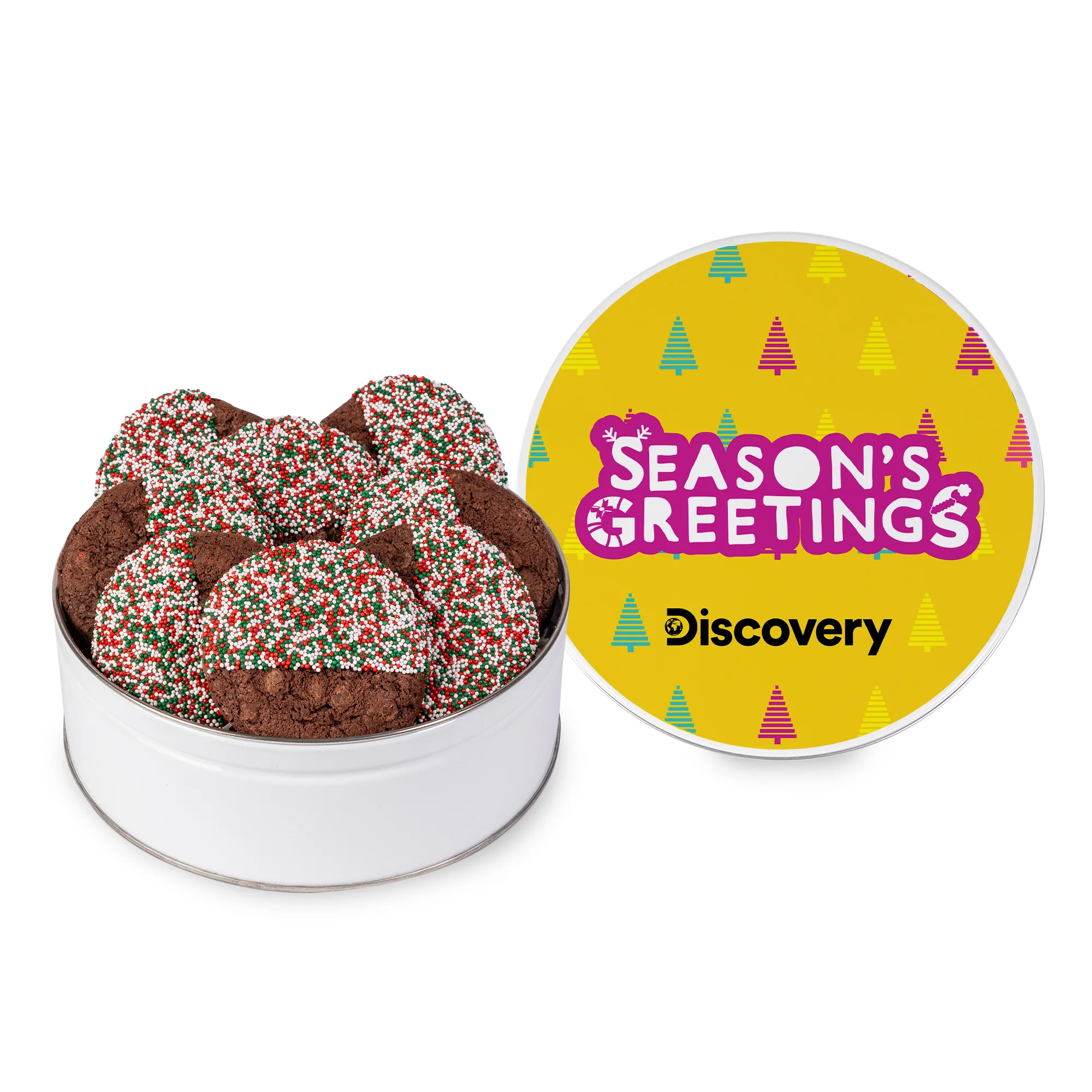 Decadent Chocolate French Sable Cookie in Gift Tin view 2