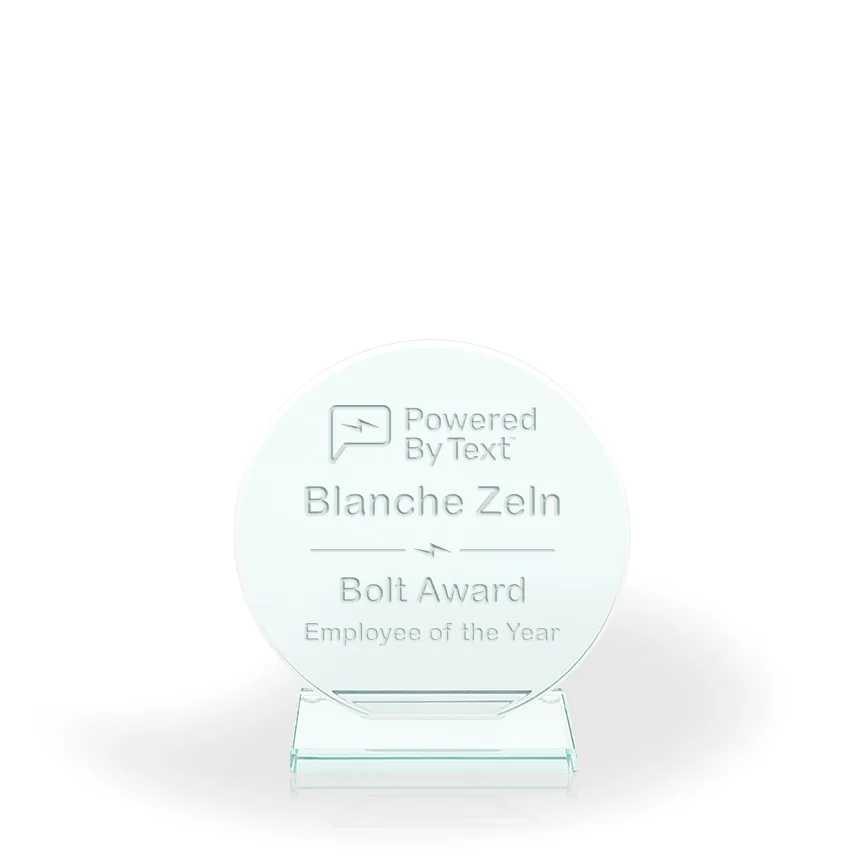 Luminary Jade Glass Award, Medium
