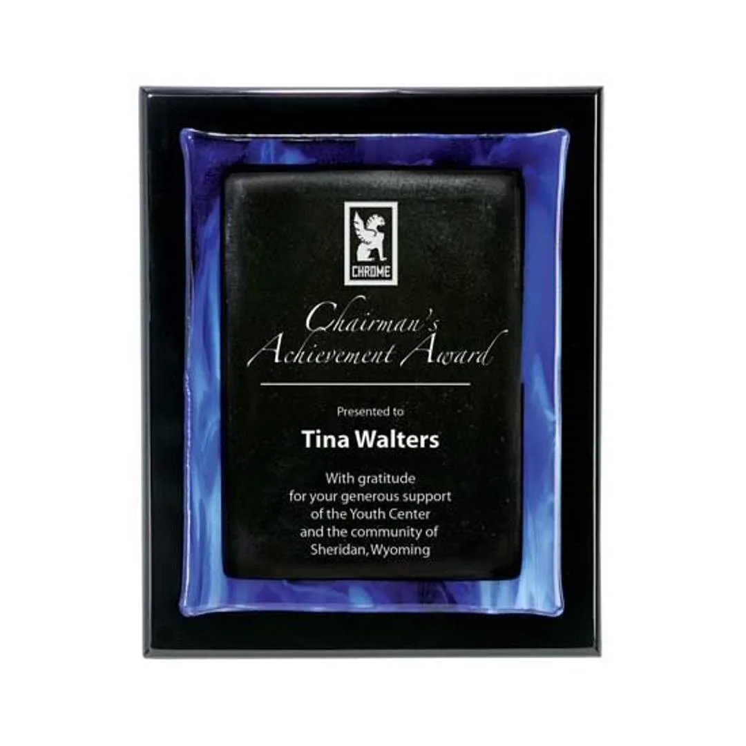 Metallic Fusion Plaque - Black — Metallic Fusion Plaque - Black